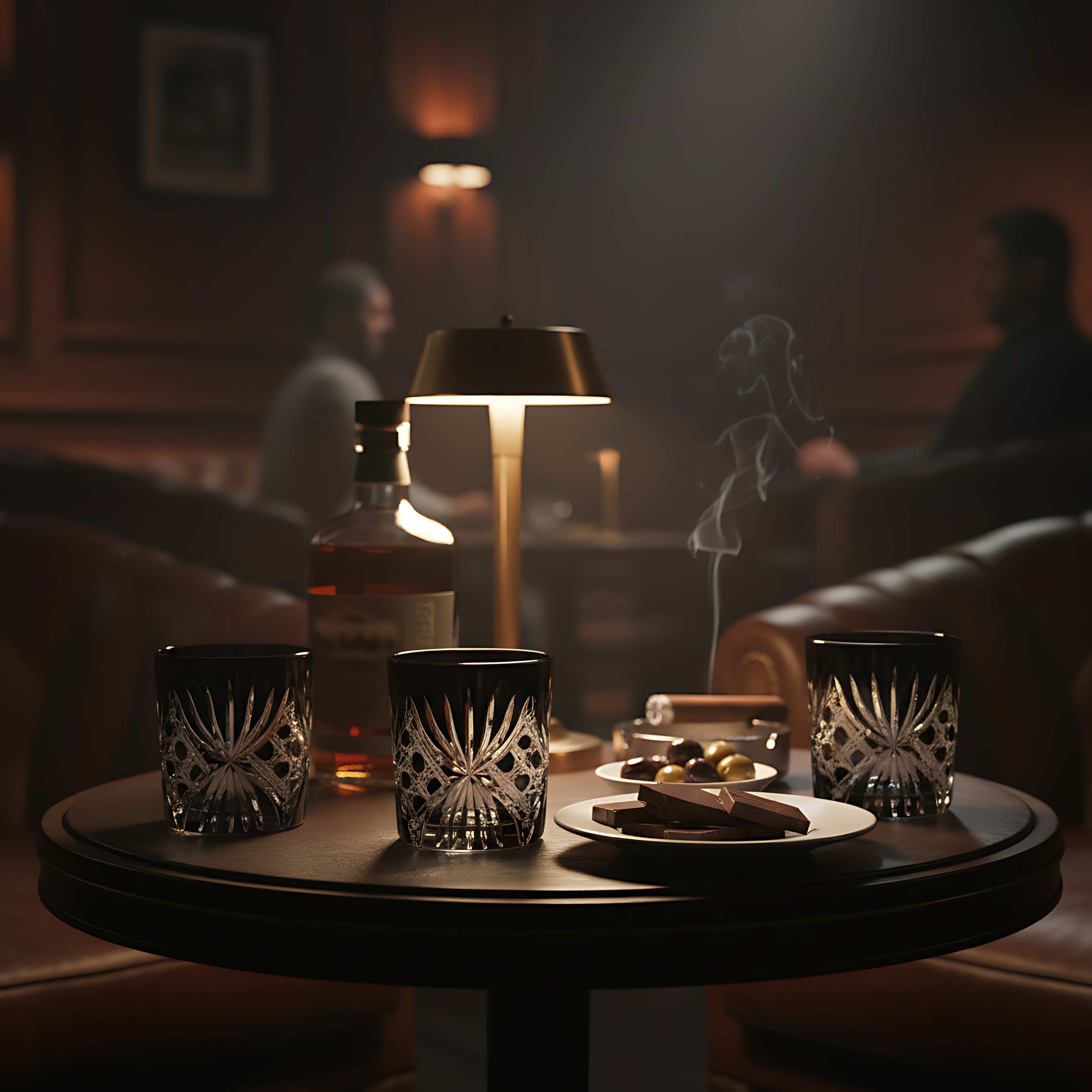 Éclat Old Fashioned Whiskey Glass - Set Of 2 - Margerie Crystal USA