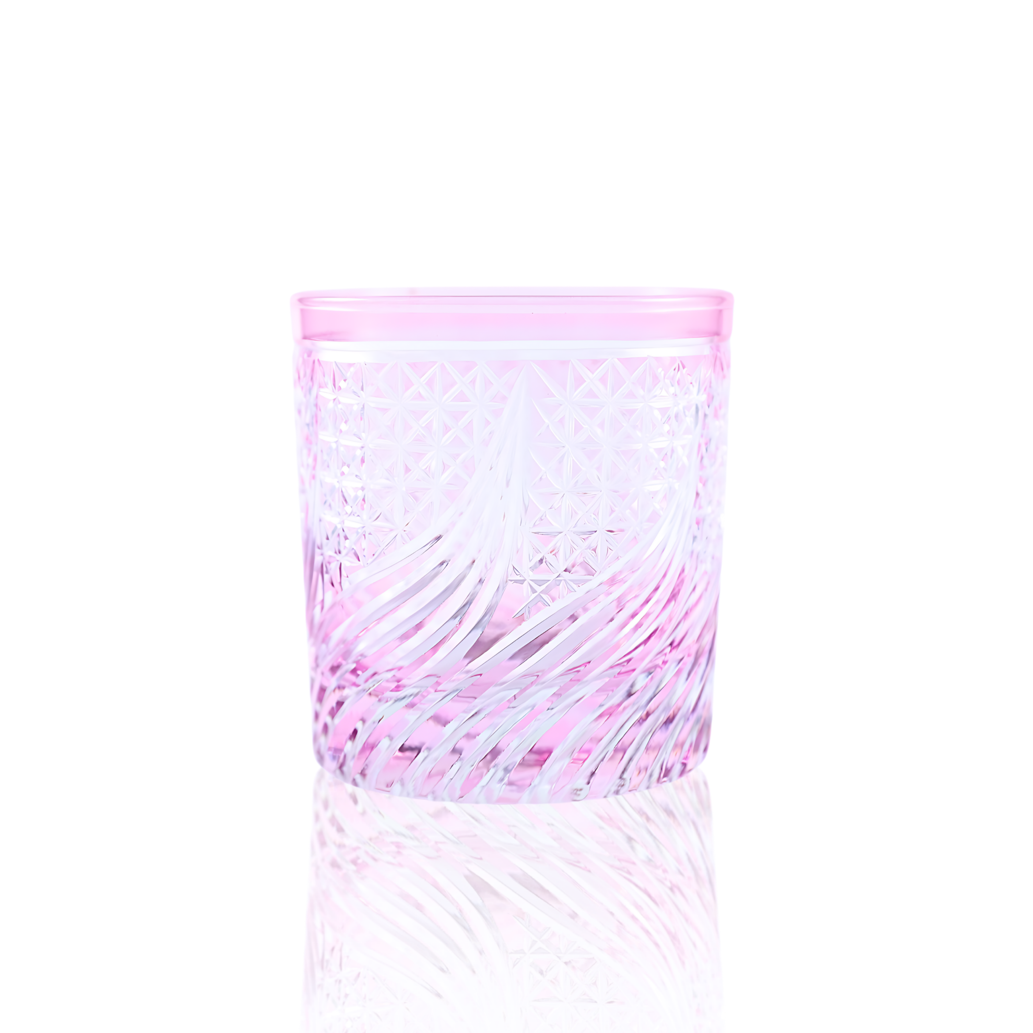 Aurora Old Fashioned Whiskey Glass - Set Of 2 - Margerie Crystal USA