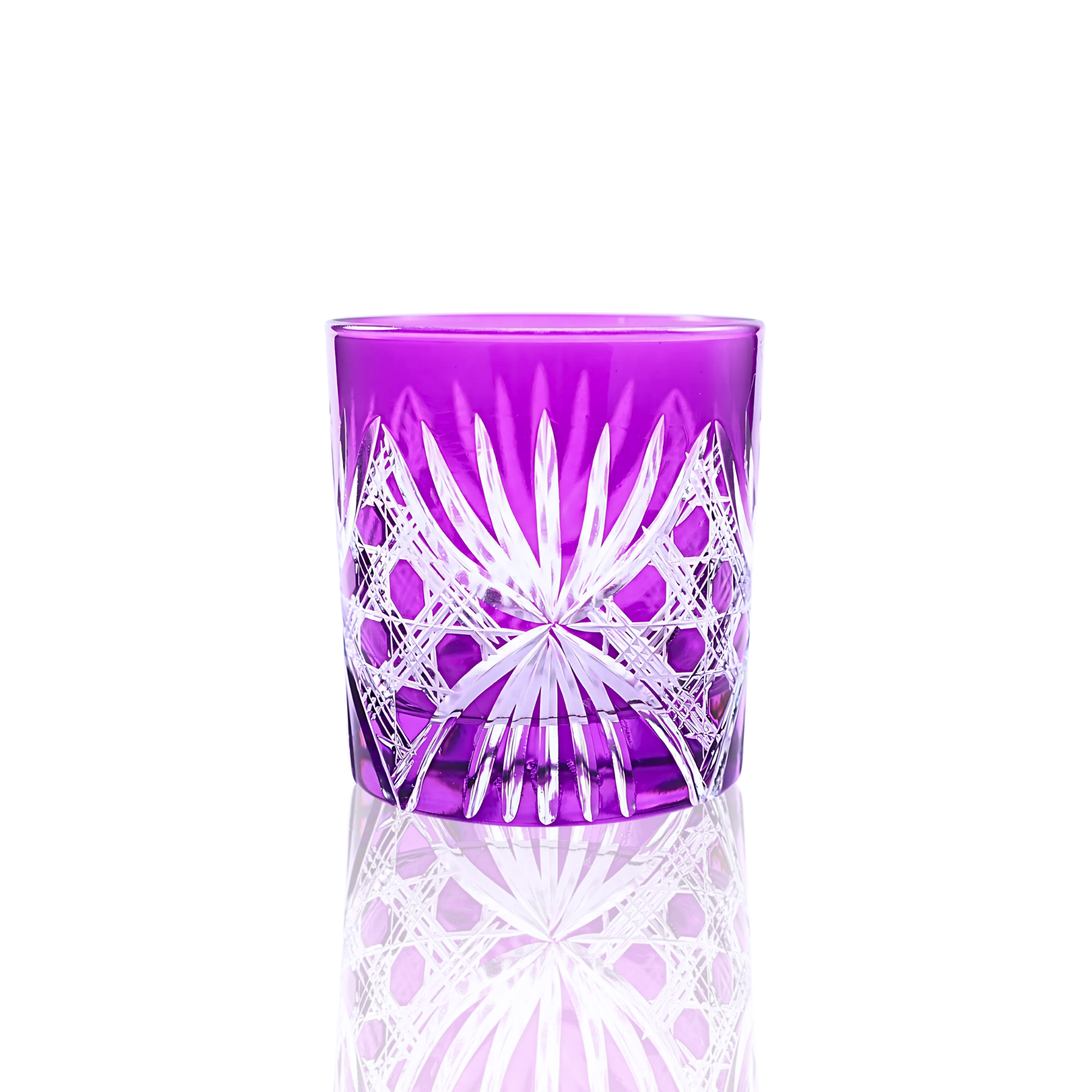 Éclat Old Fashioned Whiskey Glass - Set Of 2 - Margerie Crystal USA