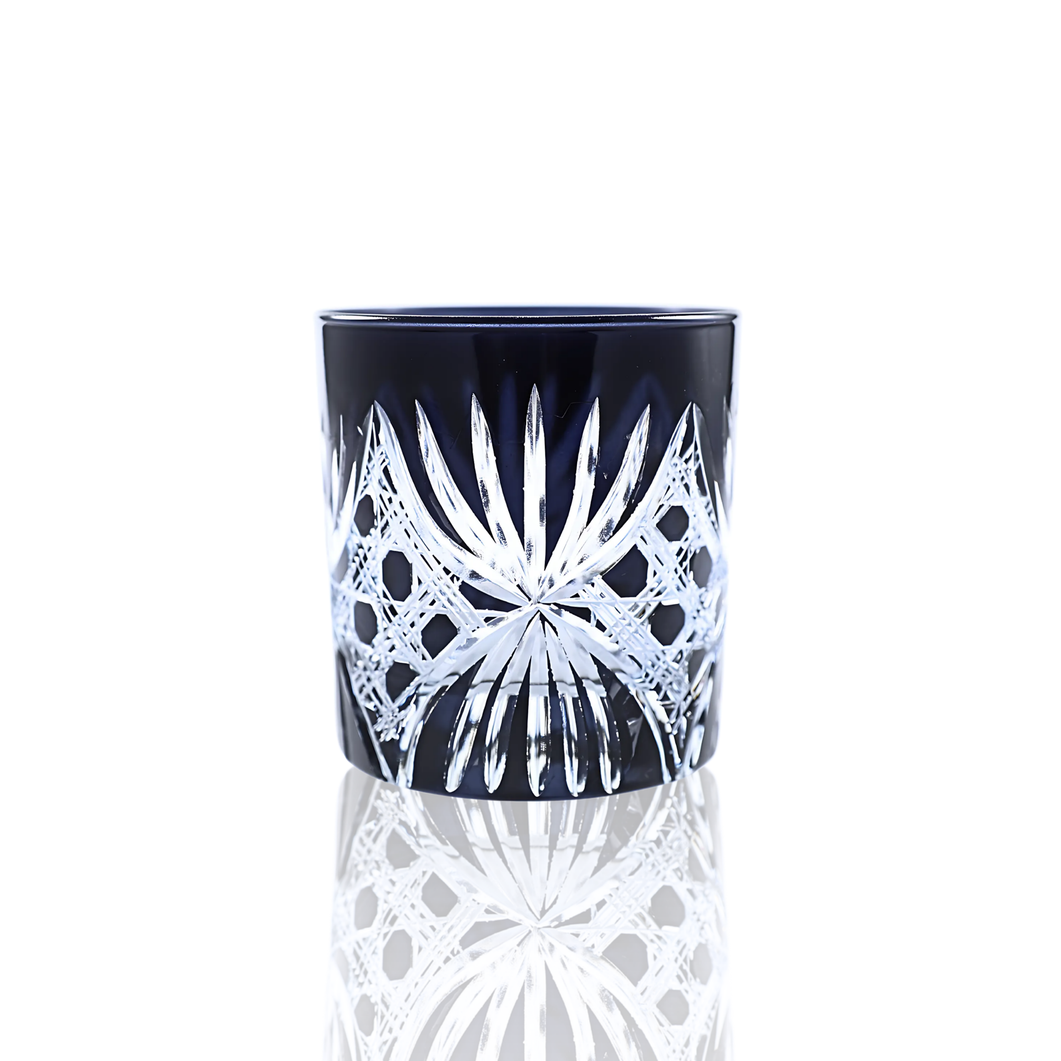 Éclat Old Fashioned Whiskey Glass - Set Of 2 - Margerie Crystal USA