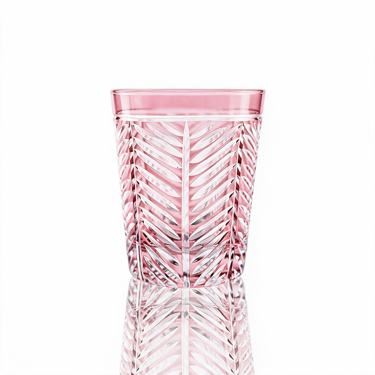Vaso de cristal tallado Lanza