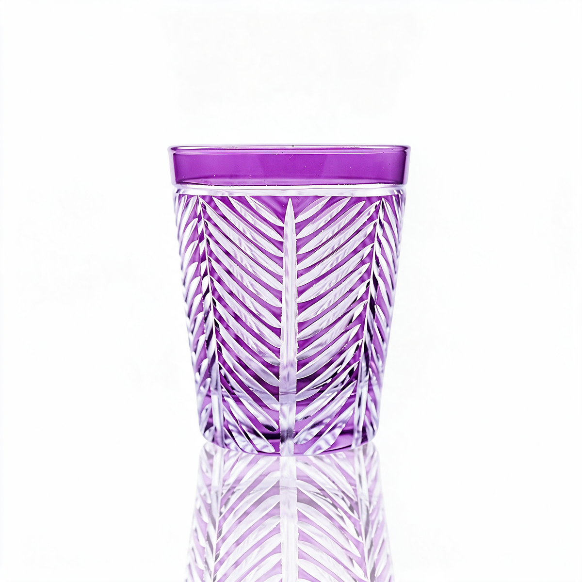 Vaso de cristal tallado Lanza