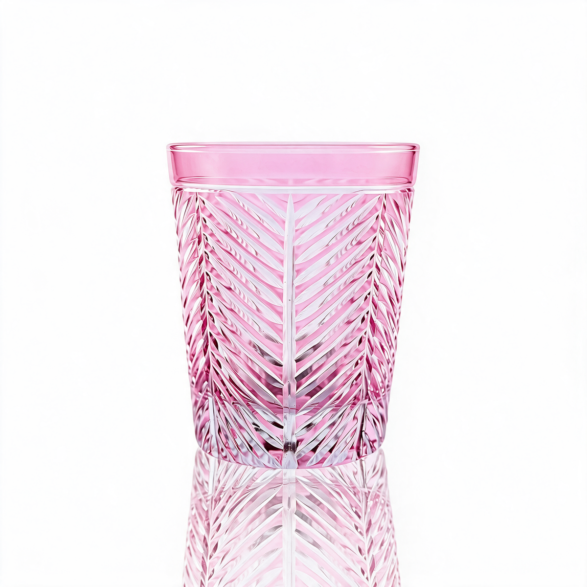 Vaso de cristal tallado Lanza