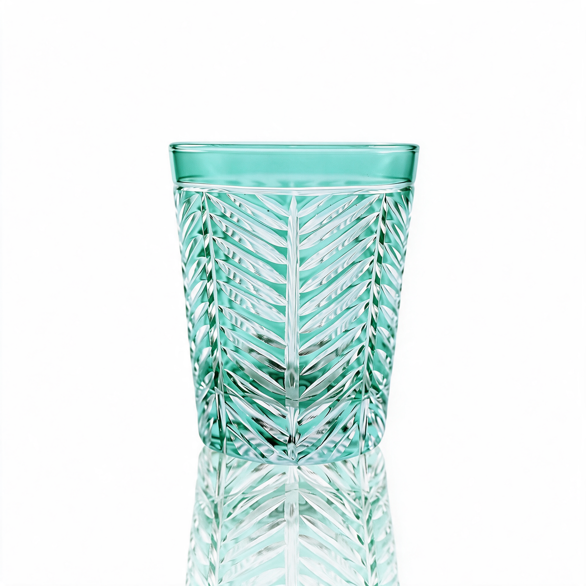 Vaso de cristal tallado Lanza