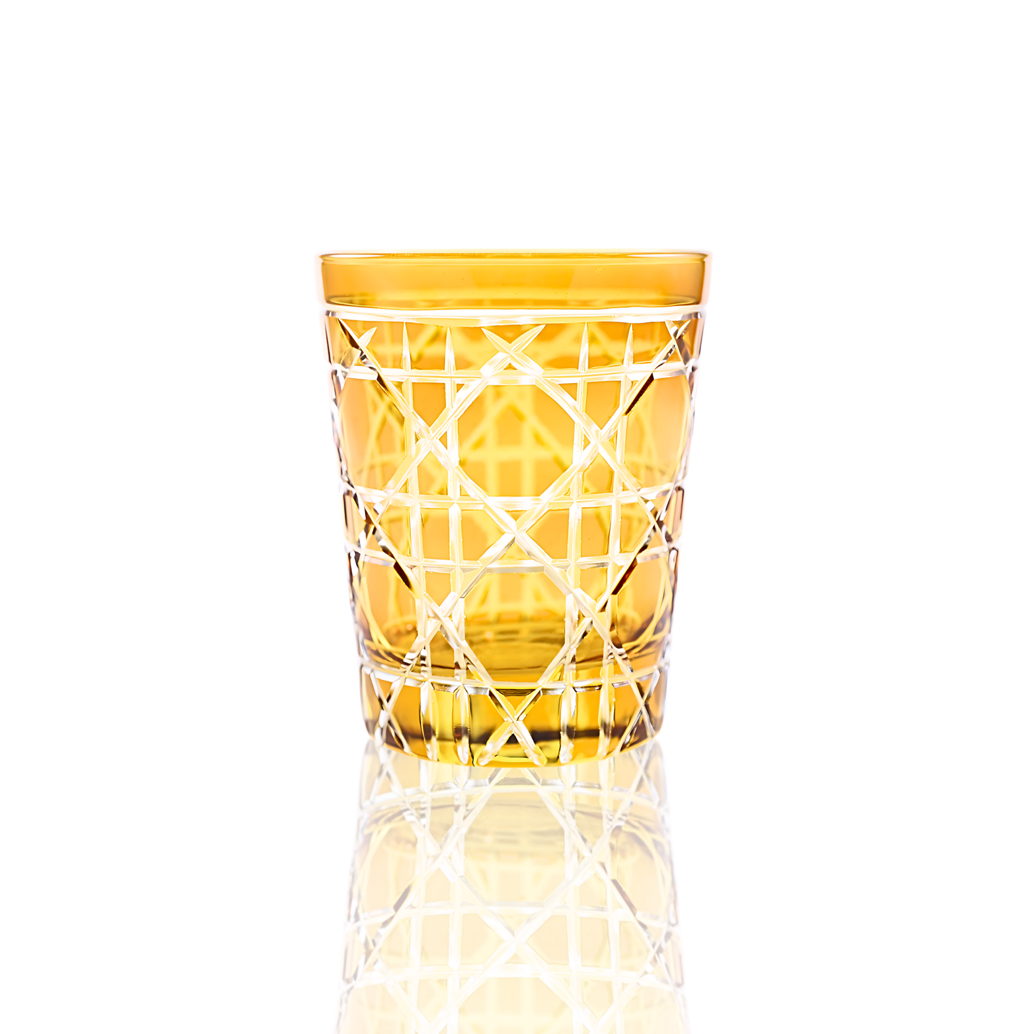 Gloria Cut Crystal Tumblers - Set Of 2 - Margerie Crystal USA