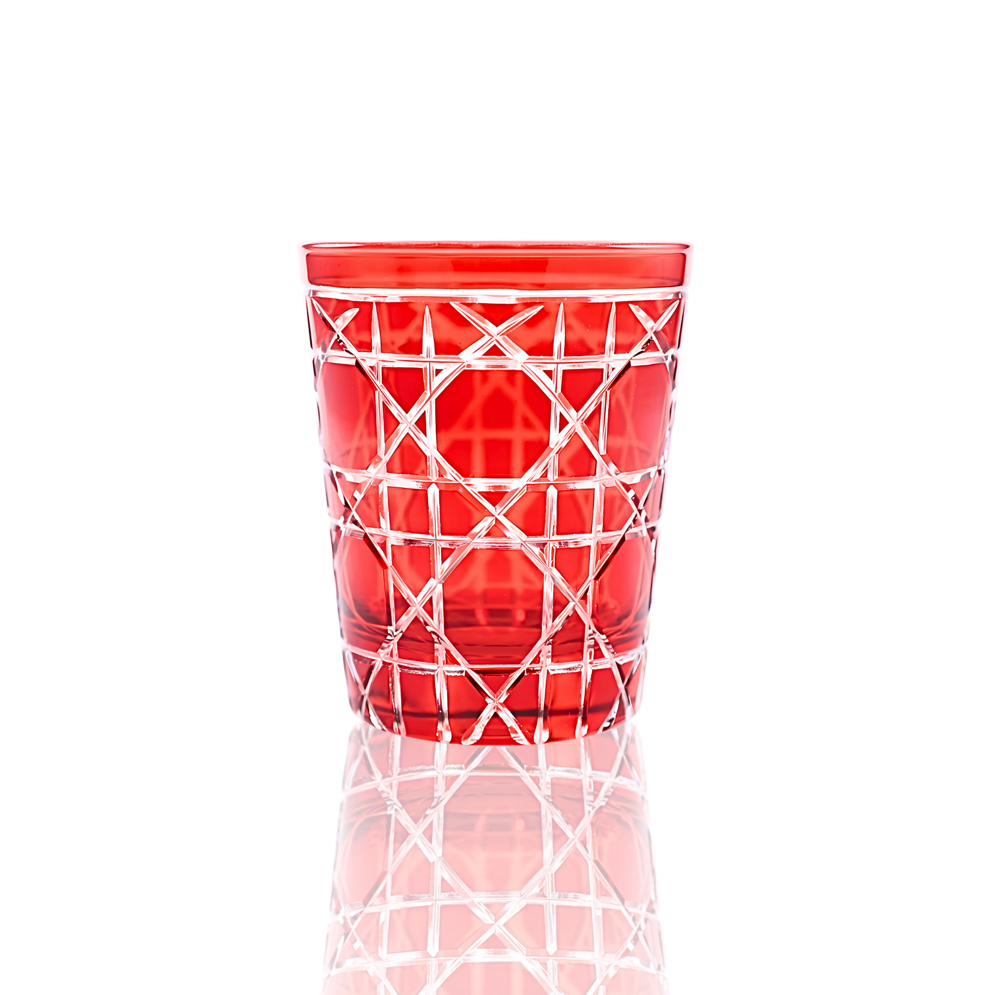 Gloria Cut Crystal Tumblers - Set Of 2 - Margerie Crystal USA