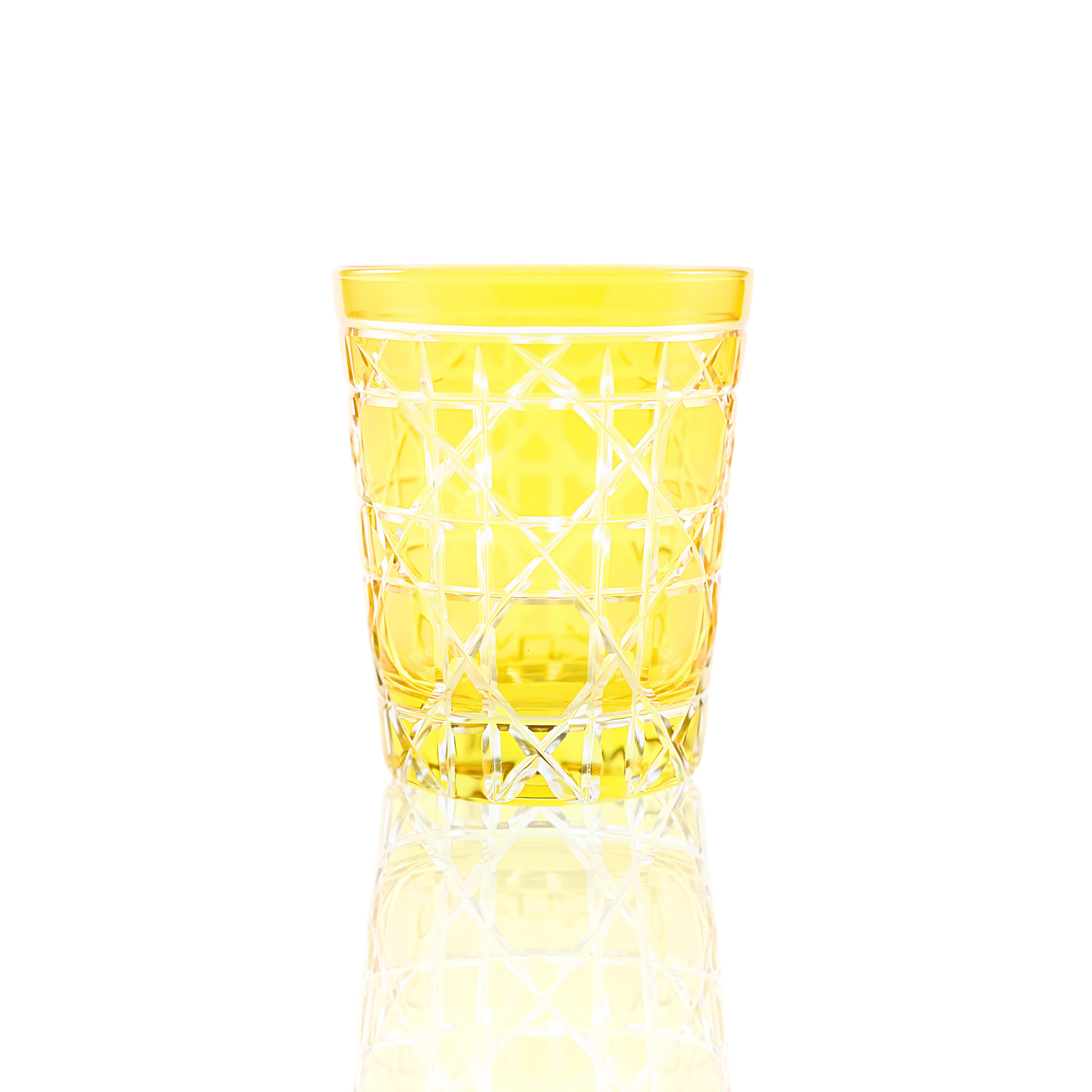 Gloria Cut Crystal Tumblers - Set Of 2 - Margerie Crystal USA