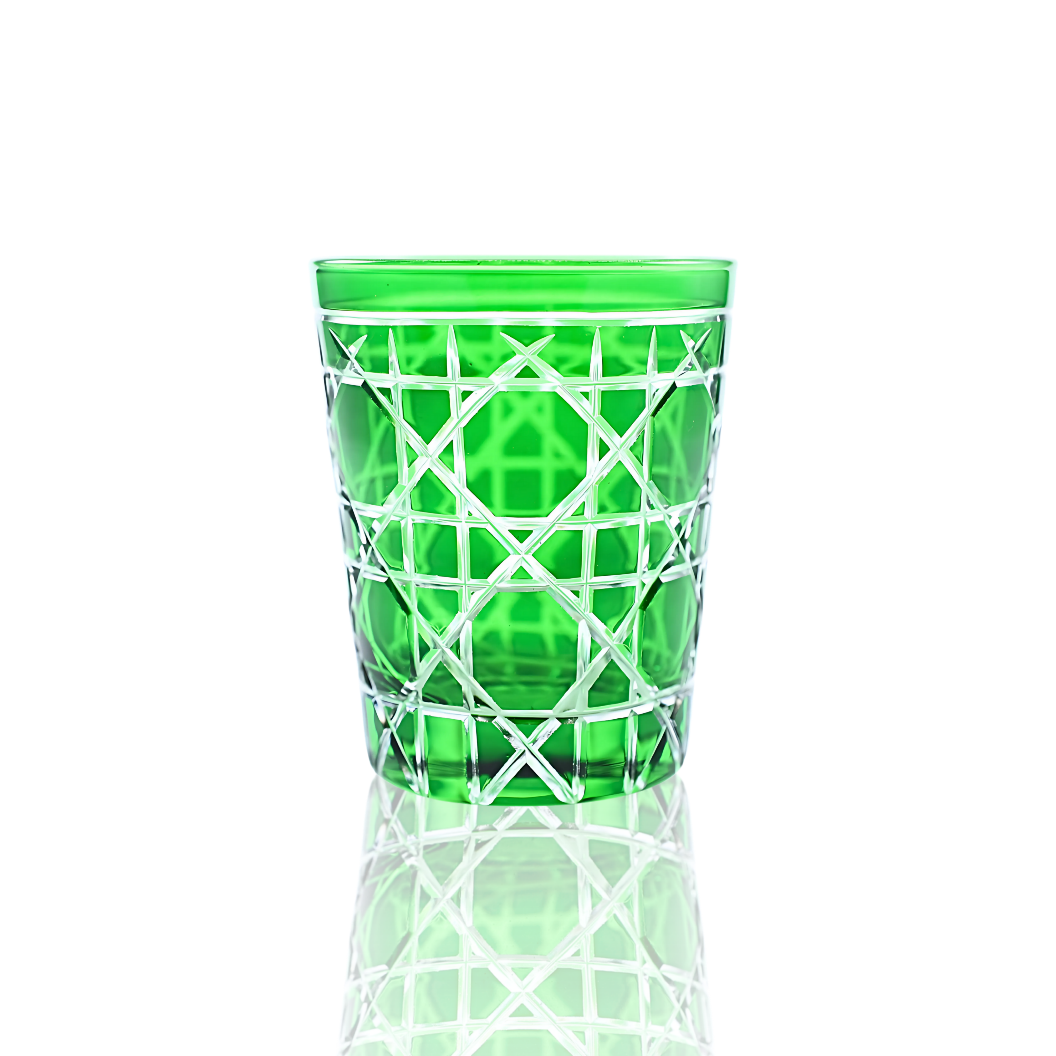 Gloria Cut Crystal Tumblers - Set Of 2 - Margerie Crystal USA