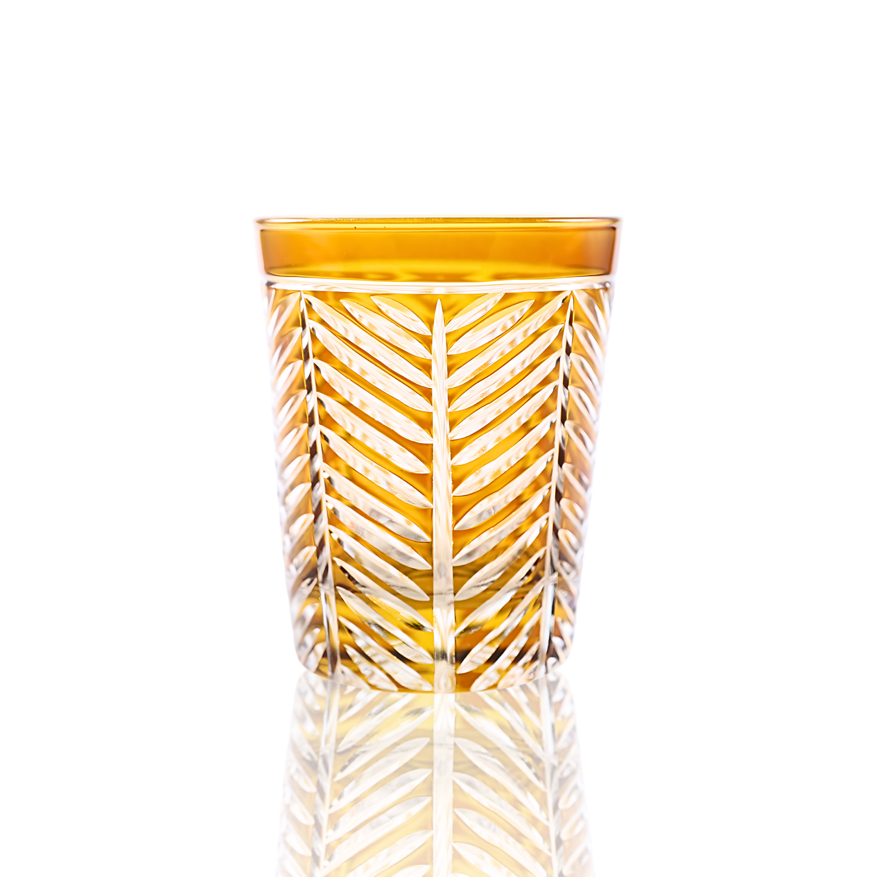 Lanza Cut Crystal Tumblers - Set Of 2 - Margerie Crystal USA