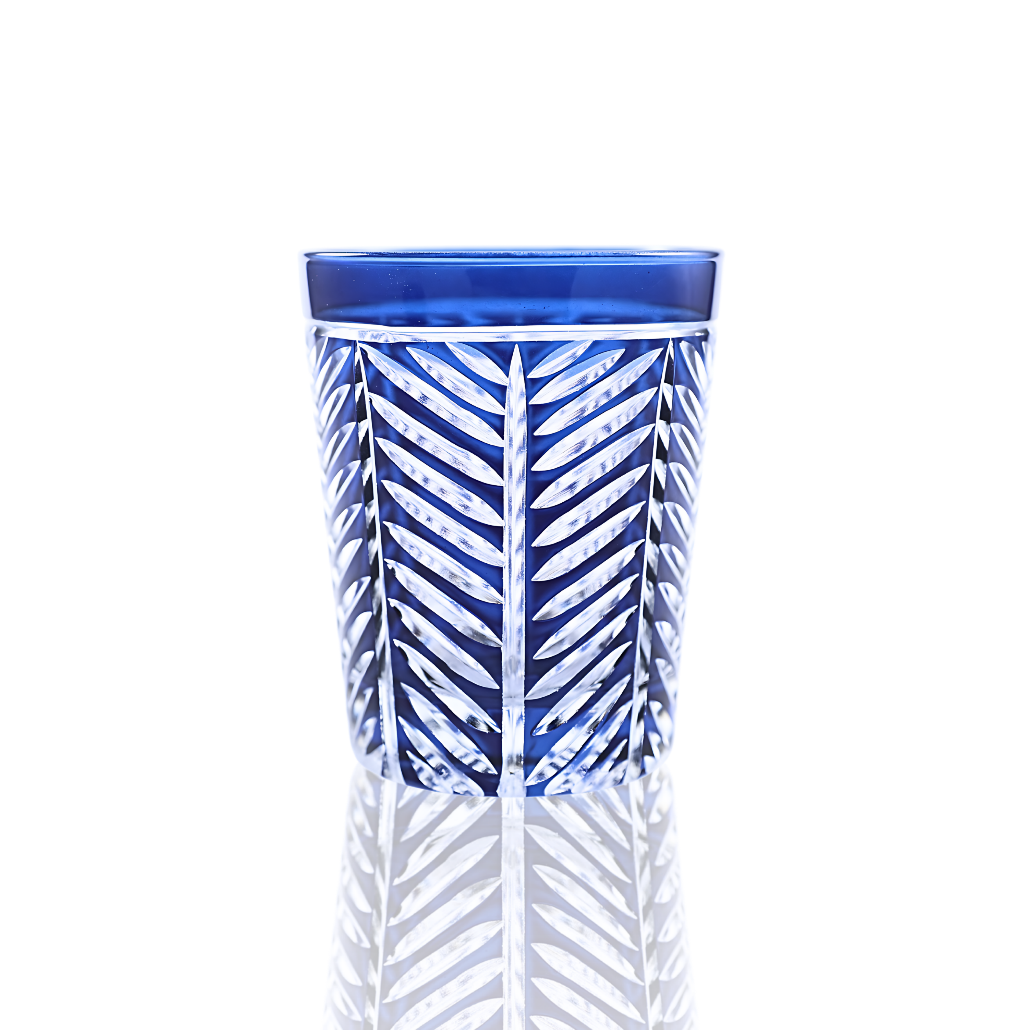 Lanza Cut Crystal Tumblers - Set Of 2 - Margerie Crystal USA