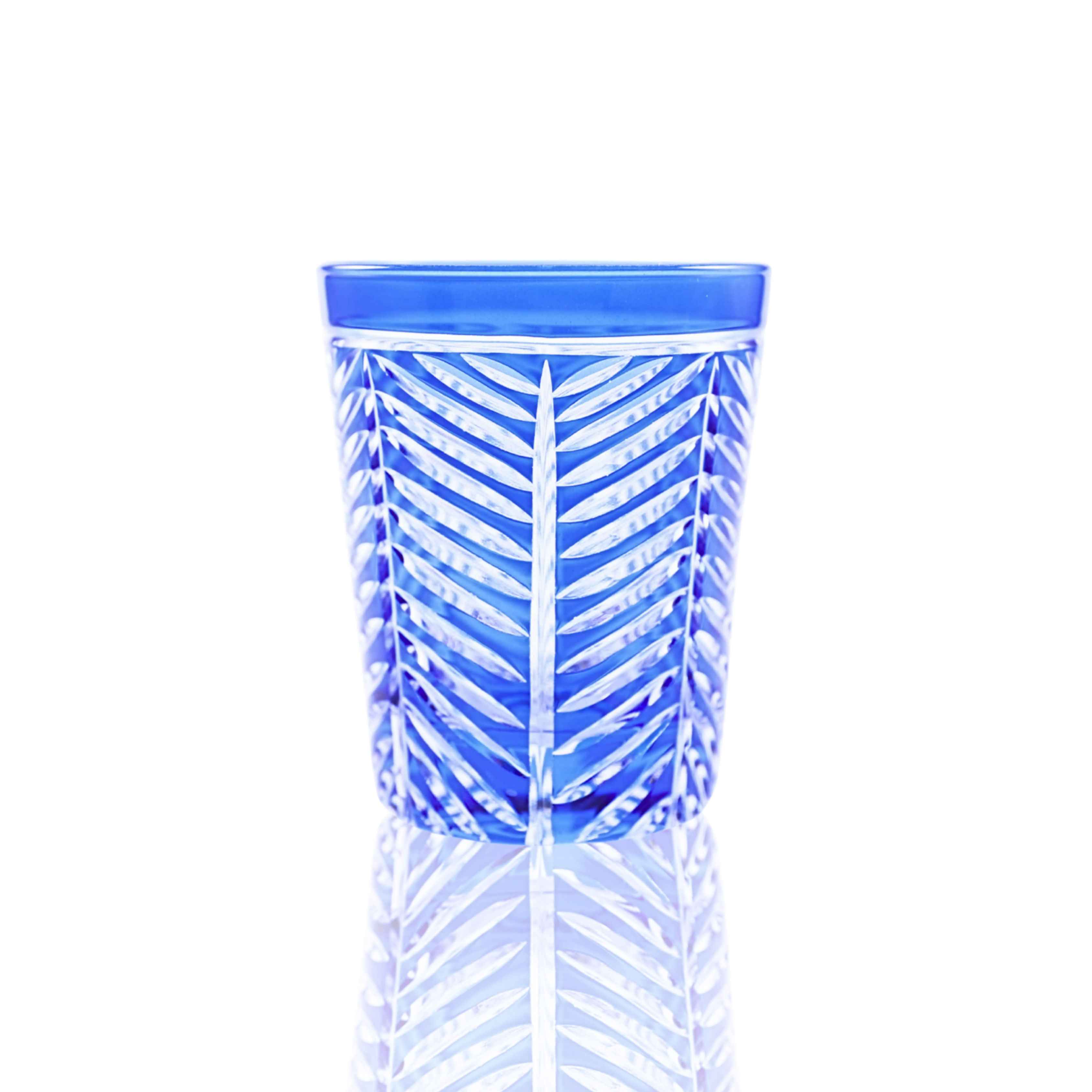 Lanza Cut Crystal Tumblers - Set Of 2 - Margerie Crystal USA