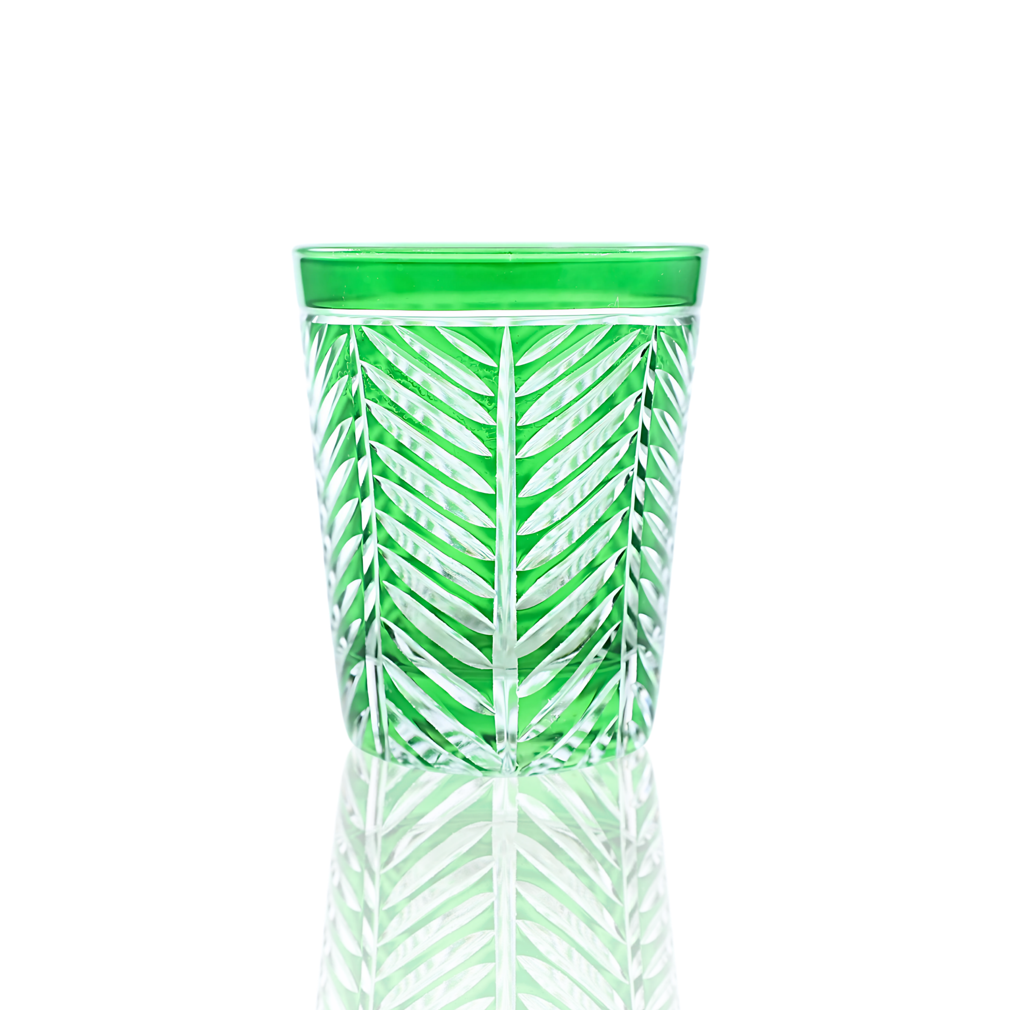 Lanza Cut Crystal Tumblers - Set Of 2 - Margerie Crystal USA