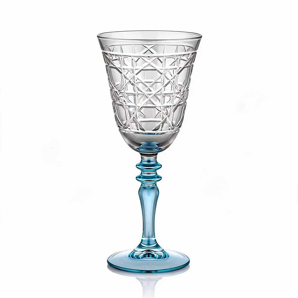 Verre à vin en cristallin taillé Gloria Hybrid