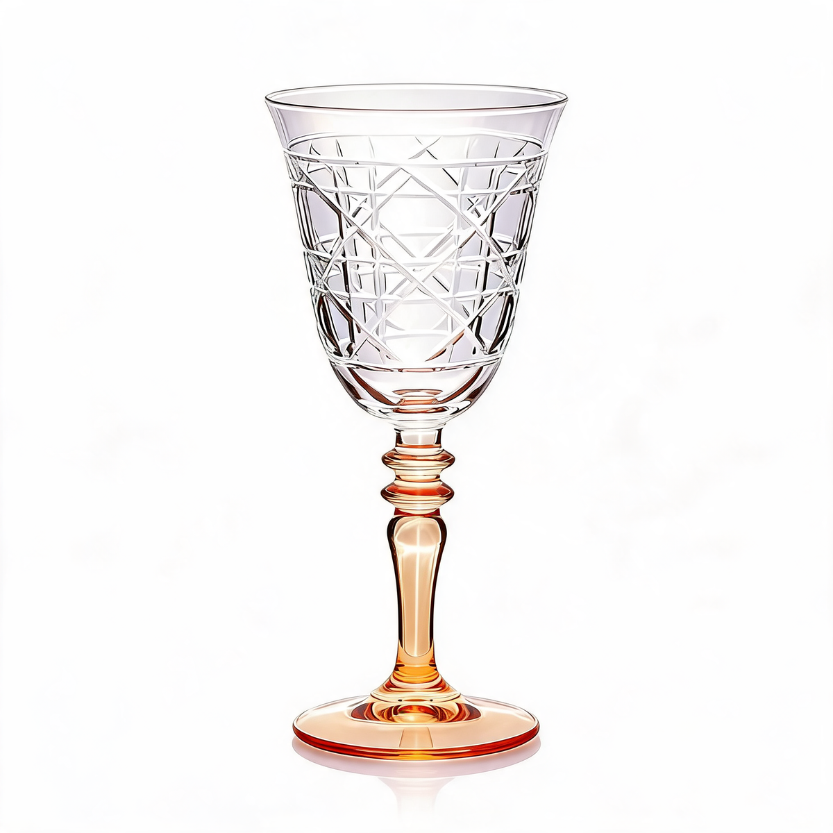 Verre à vin en cristallin taillé Gloria Hybrid