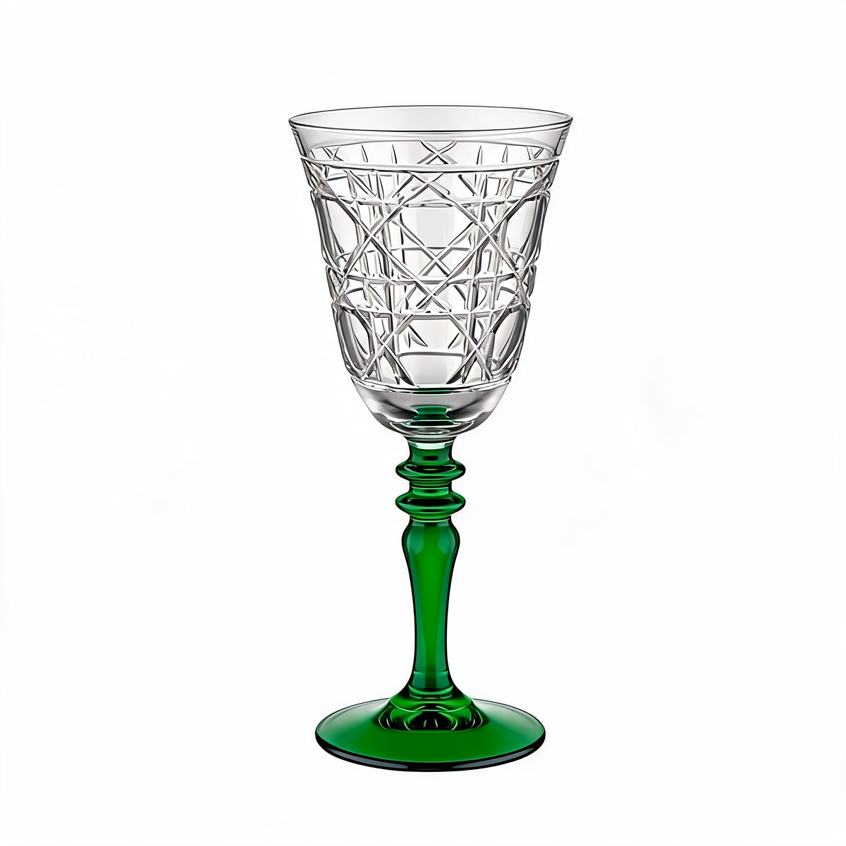 Verre à vin en cristallin taillé Gloria Hybrid