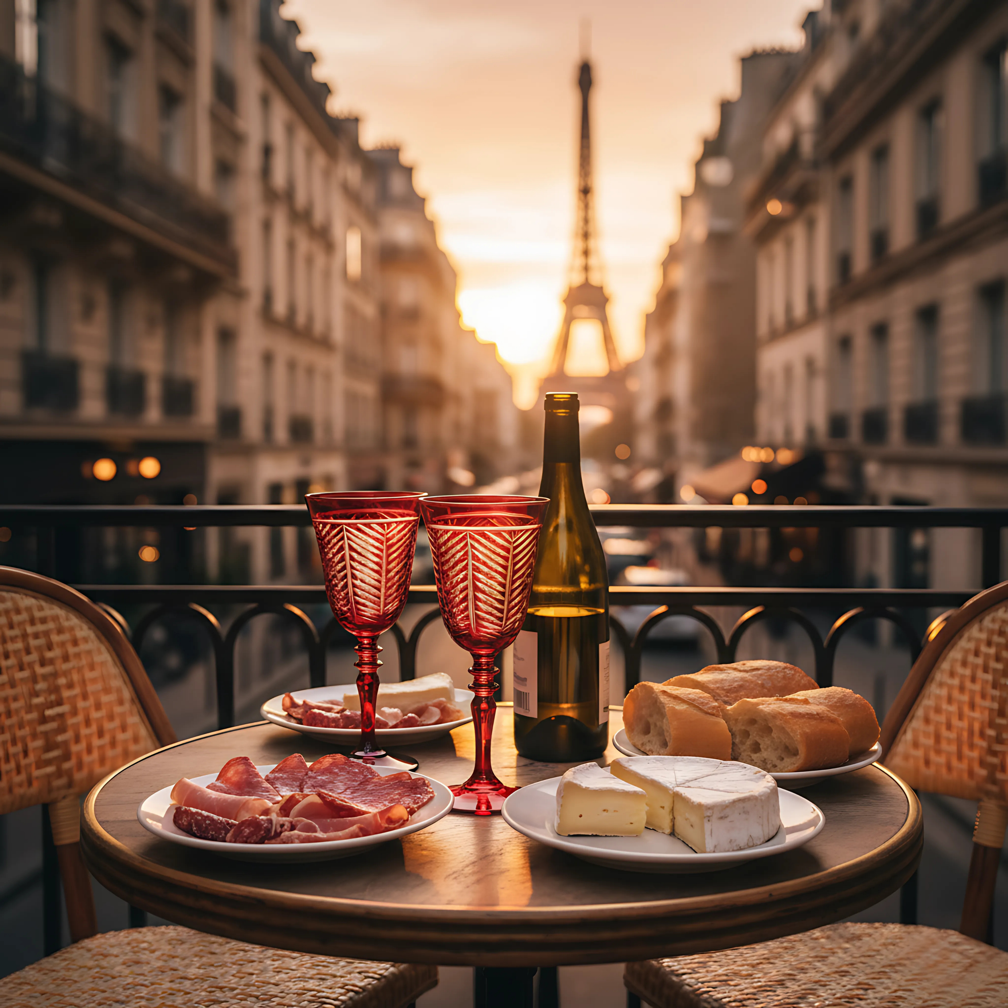 Lanza Cut Crystal Wine Glasses - Set Of 2 - Margerie Crystal USA