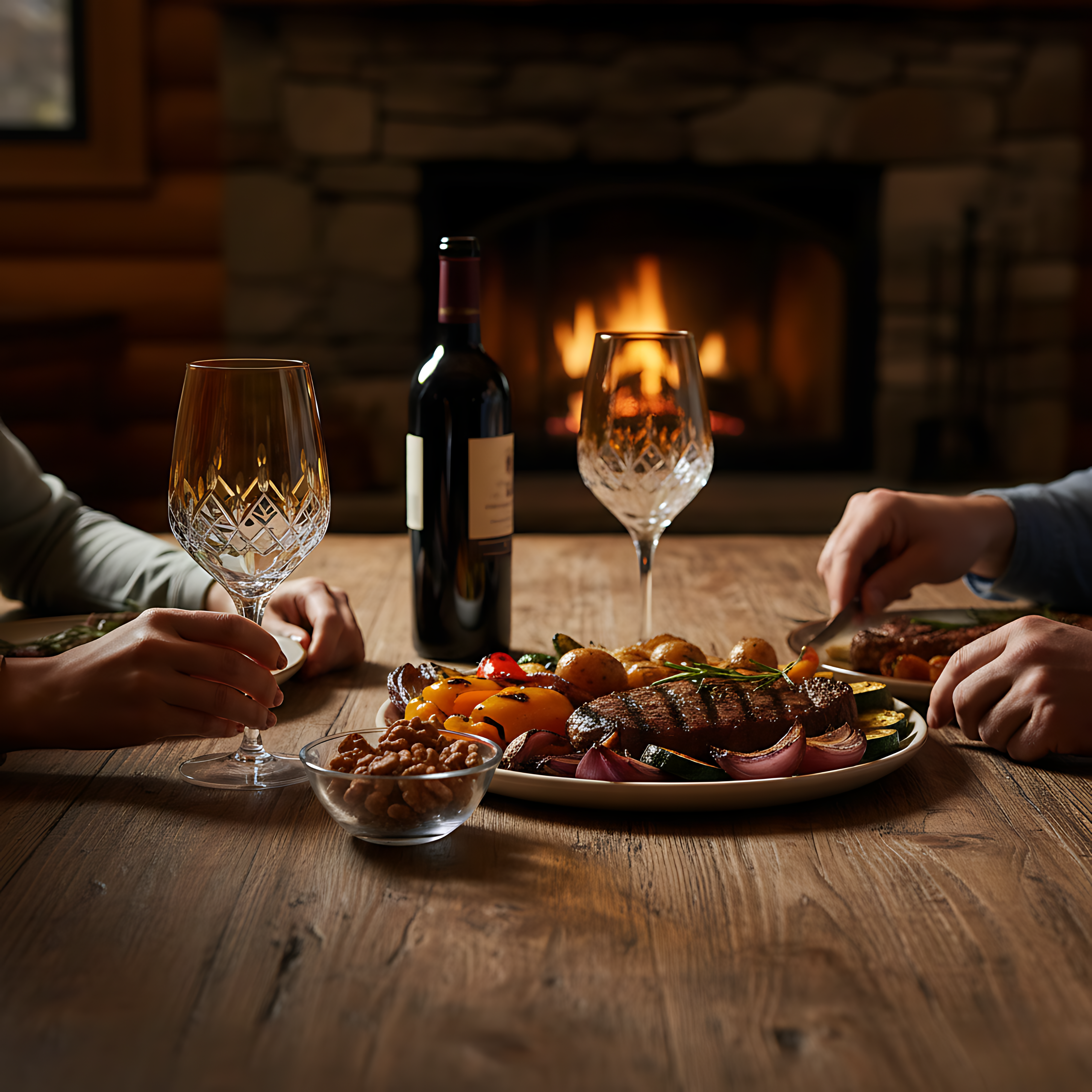 Aria Wine Glass - Set Of 2 - Margerie Crystal USA