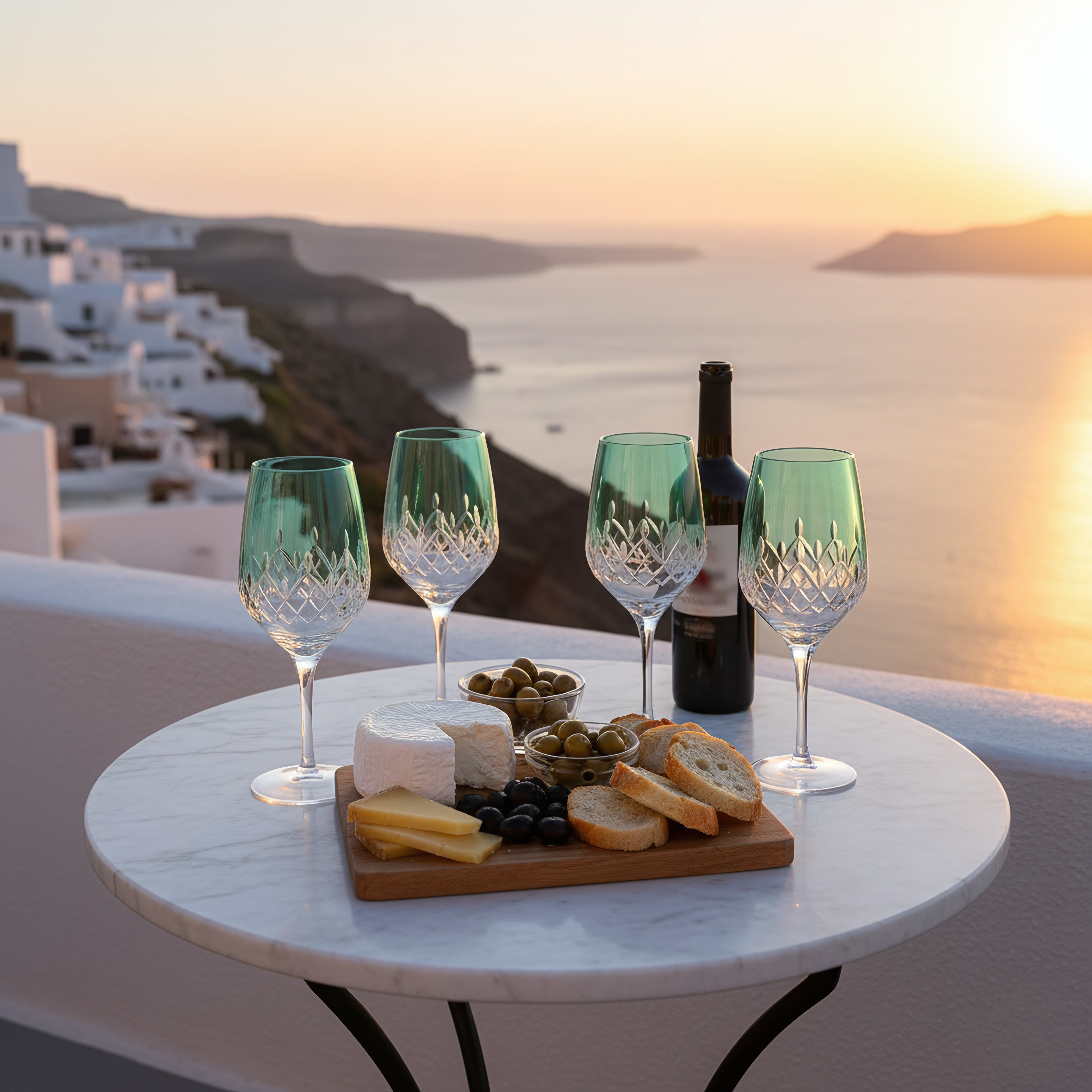 Aria Wine Glass - Set Of 2 - Margerie Crystal USA