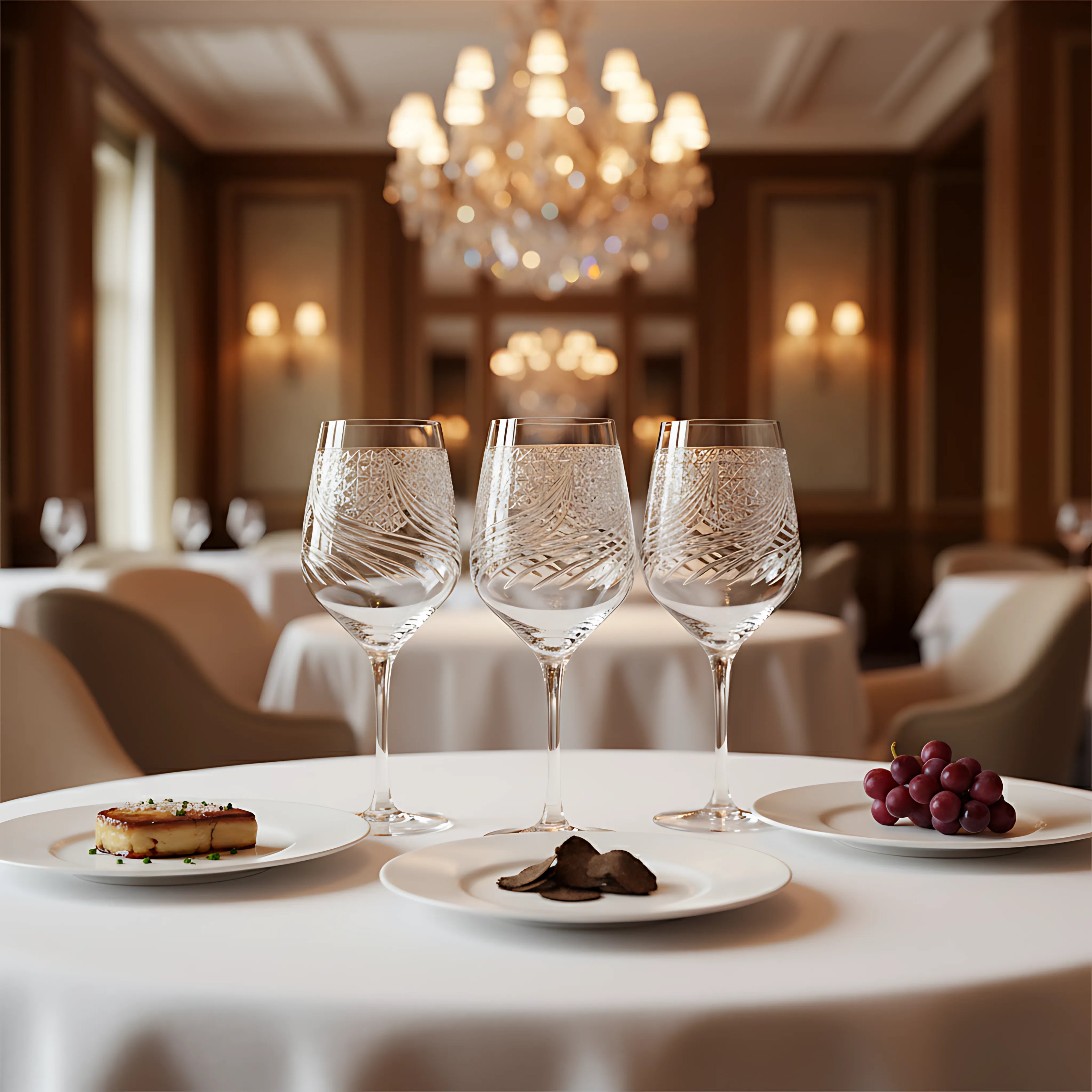 Aurora Wine Glass - Set Of 2 - Margerie Crystal USA