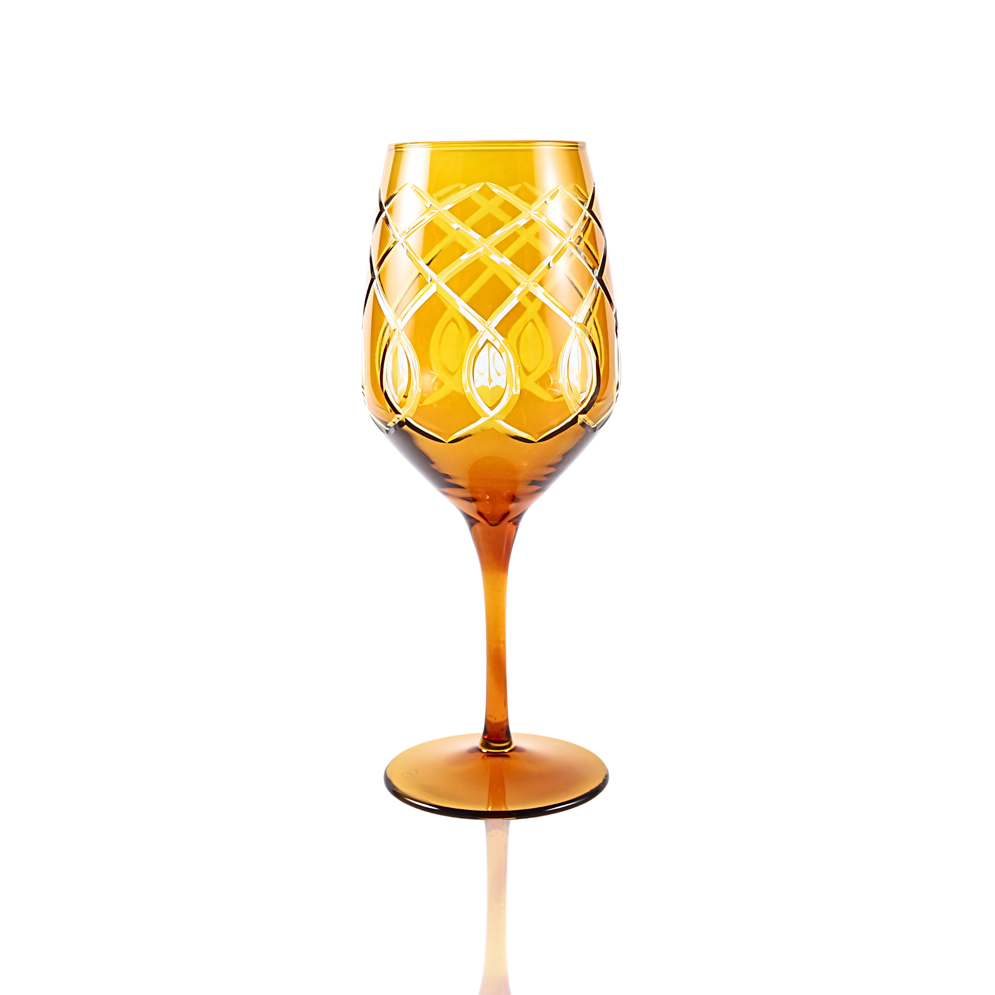 Heritage Wine Glass - Set Of 2 - Margerie Crystal USA