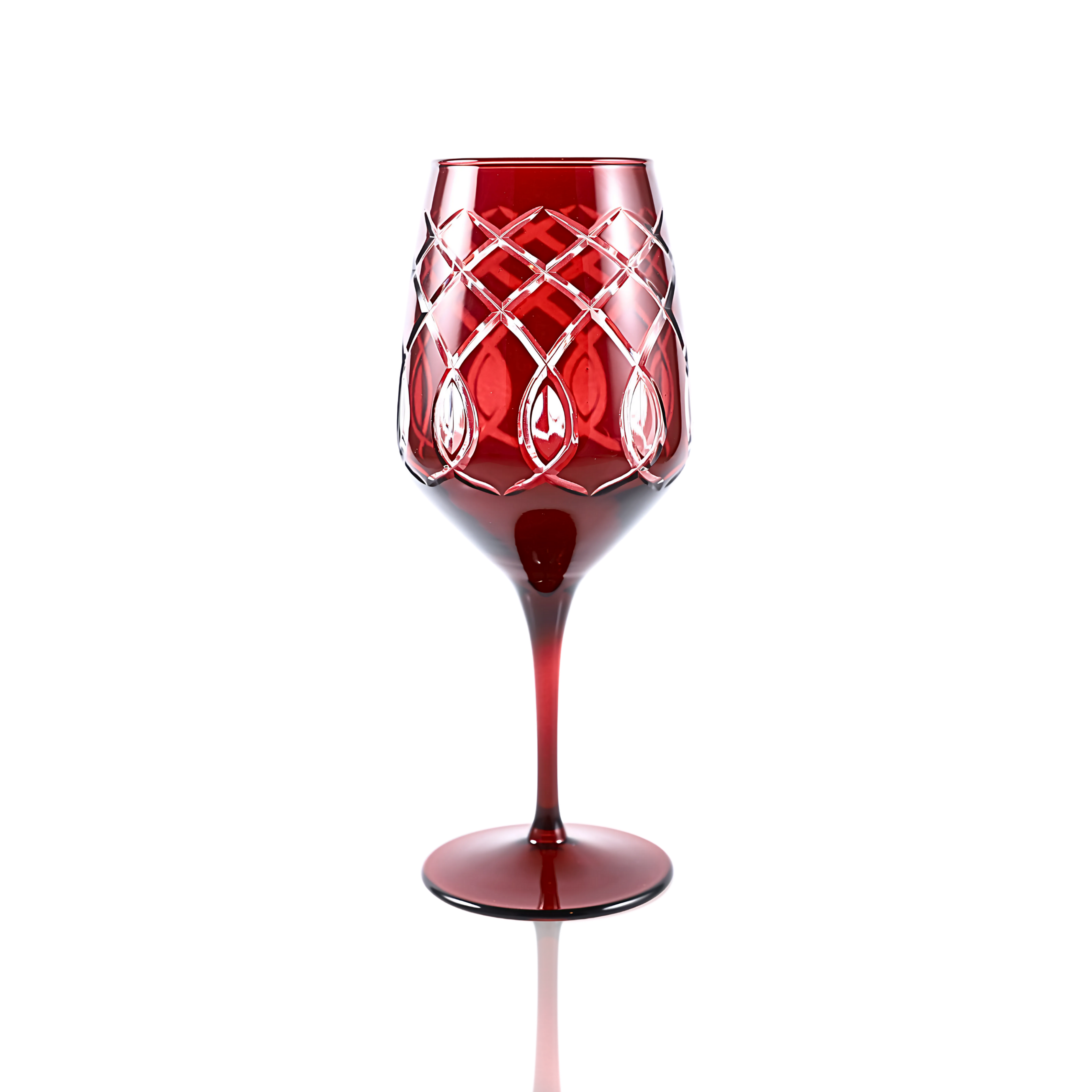 Heritage Wine Glass - Set Of 2 - Margerie Crystal USA