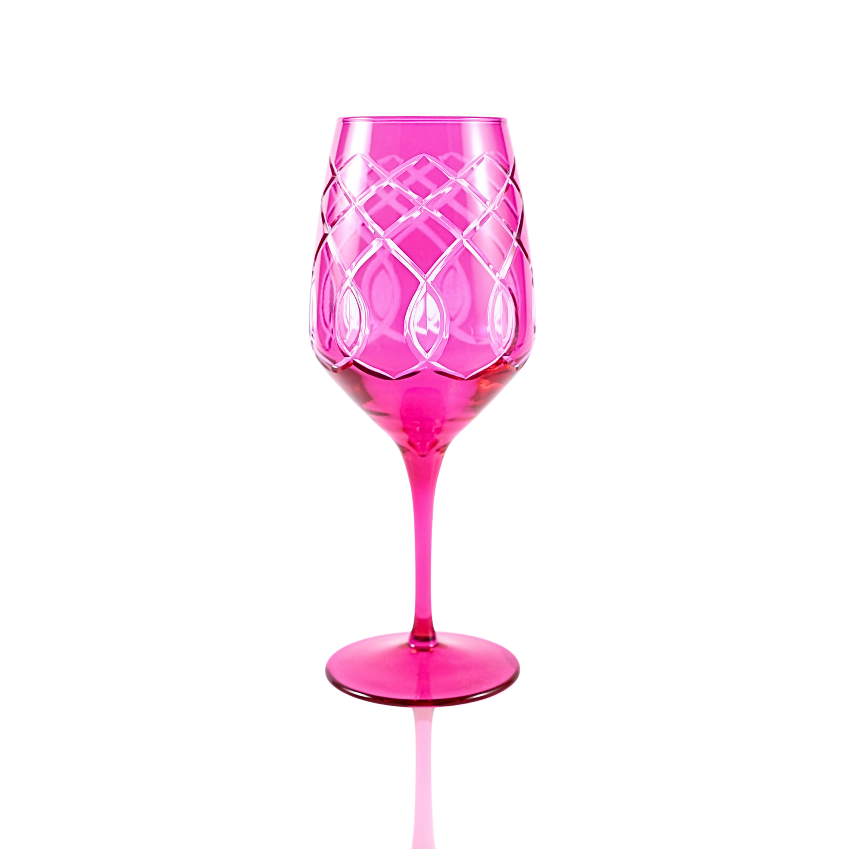 Heritage Wine Glass - Set Of 2 - Margerie Crystal USA