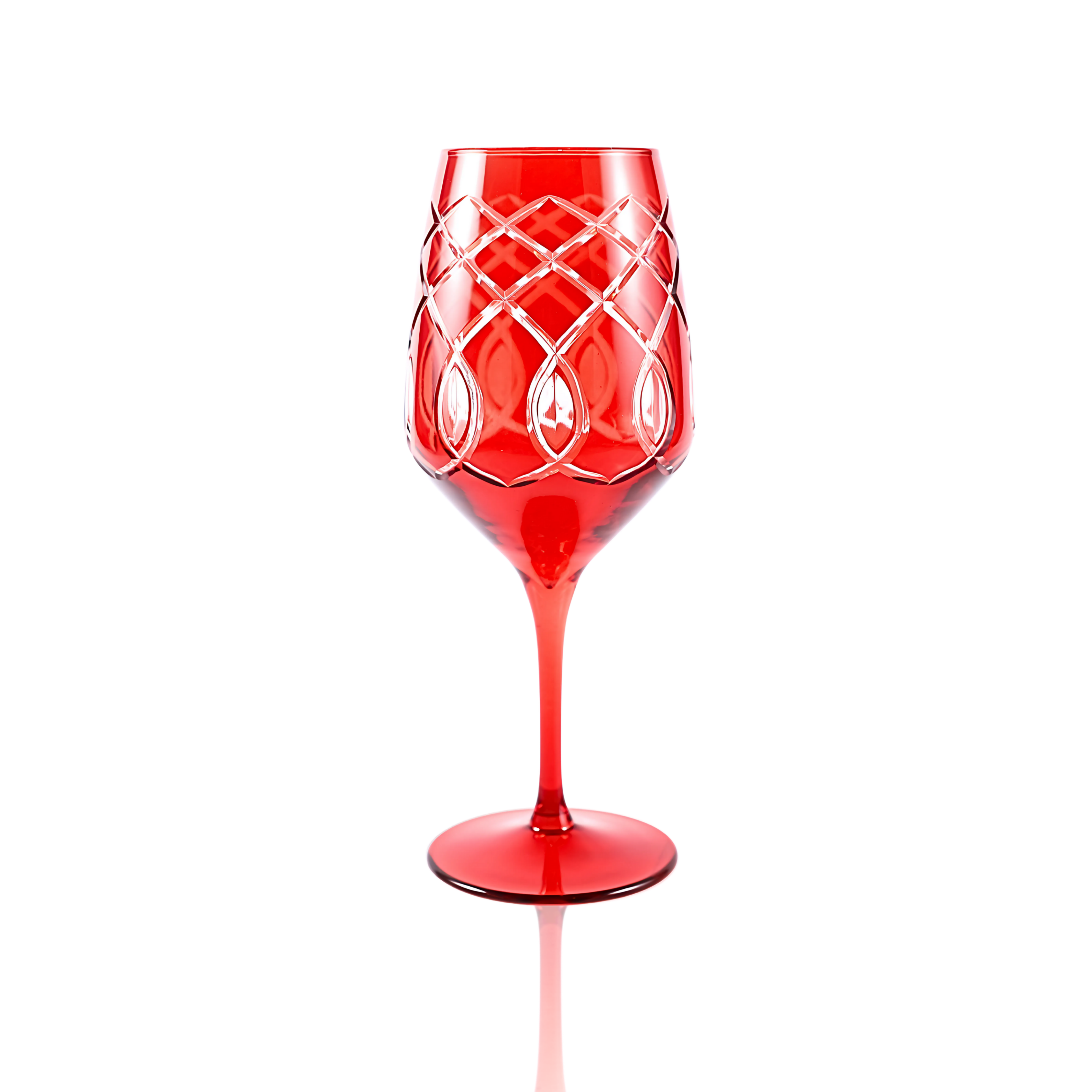 Heritage Wine Glass - Set Of 2 - Margerie Crystal USA