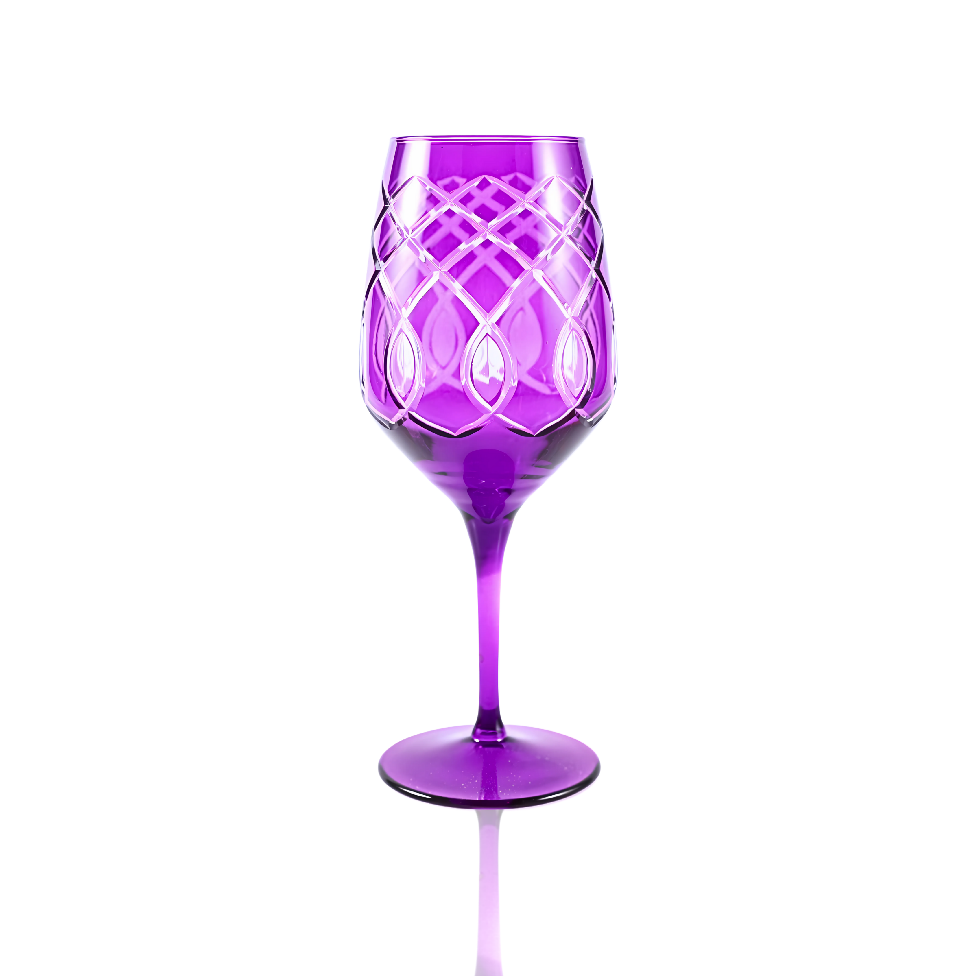 Heritage Wine Glass - Set Of 2 - Margerie Crystal USA