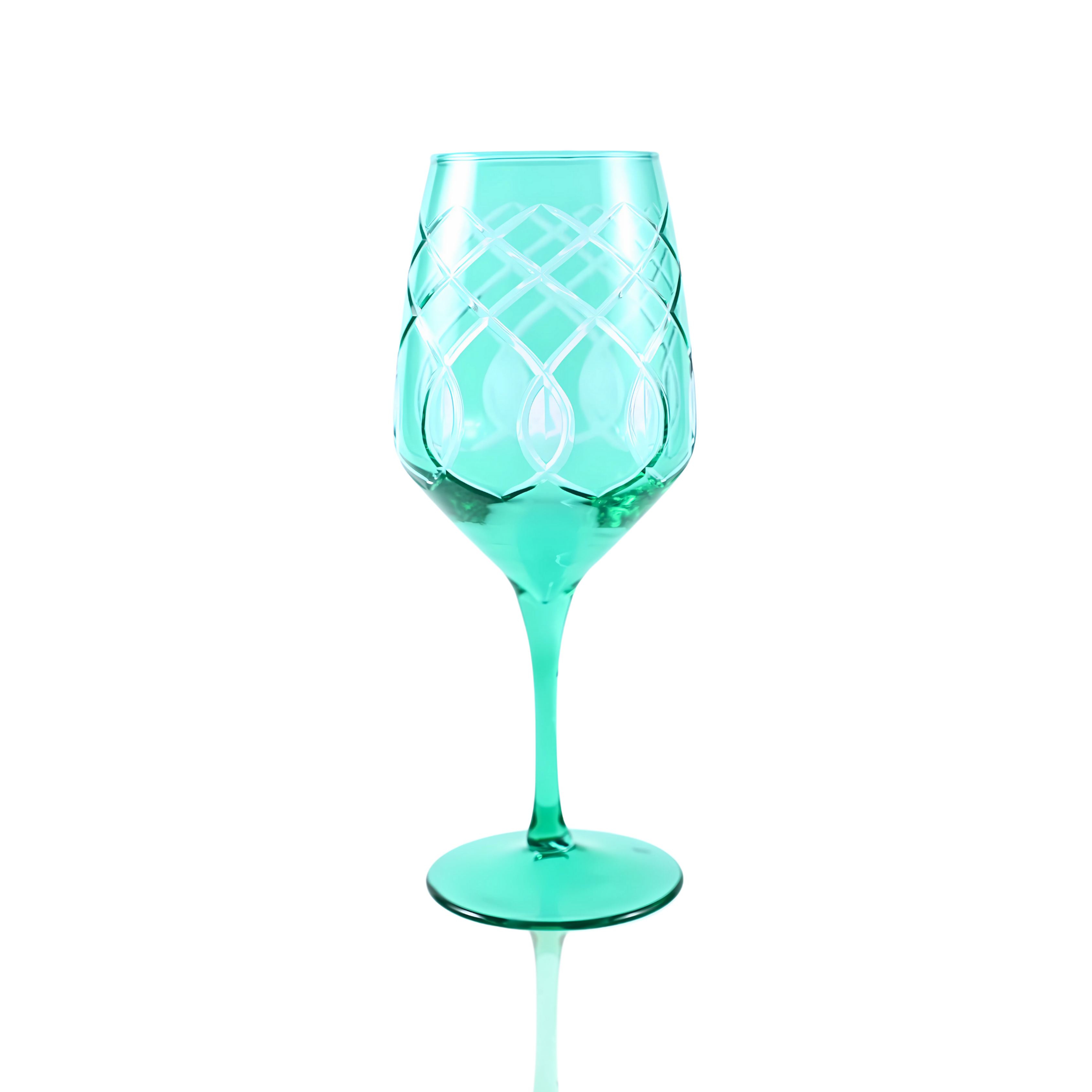 Heritage Wine Glass - Set Of 2 - Margerie Crystal USA