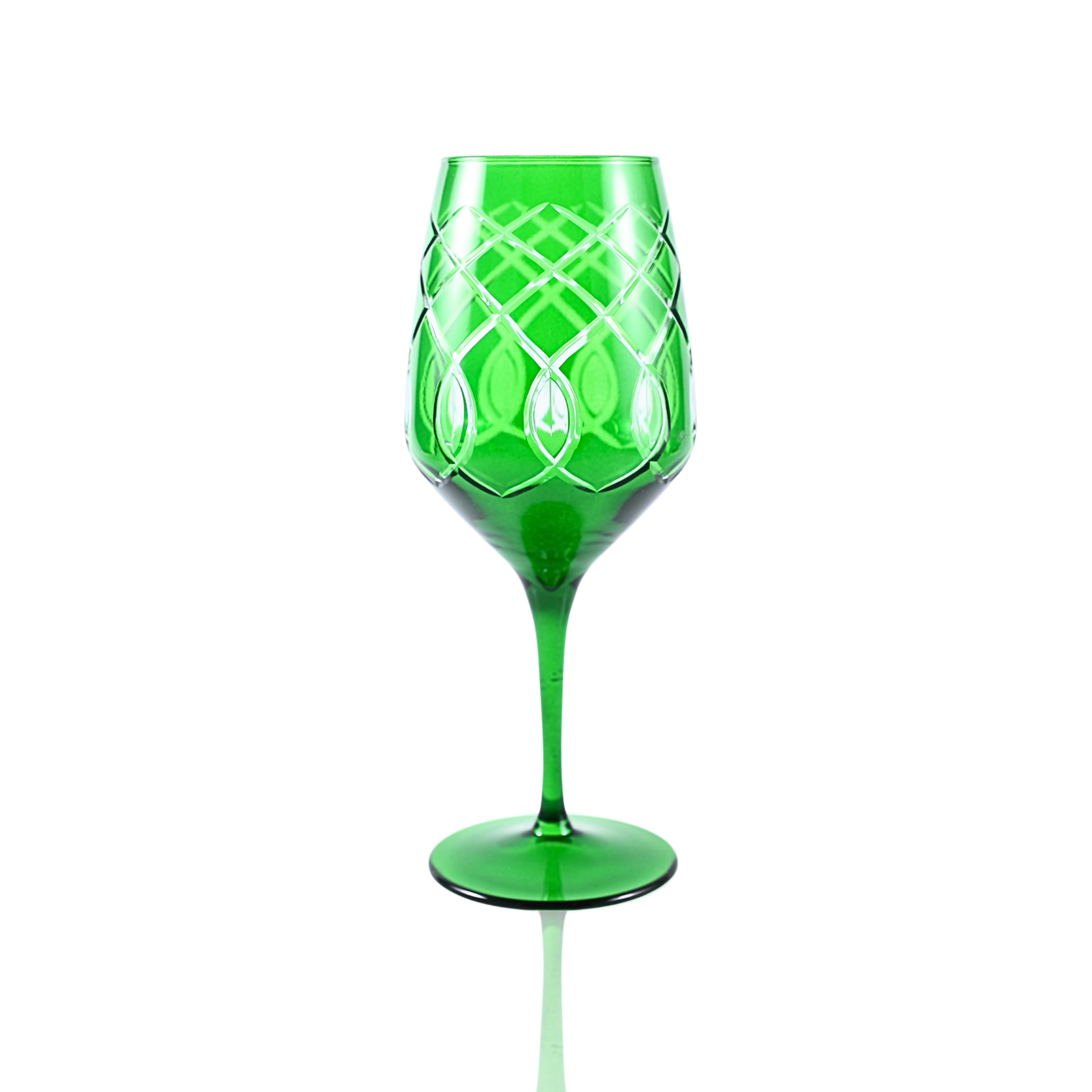 Heritage Wine Glass - Set Of 2 - Margerie Crystal USA