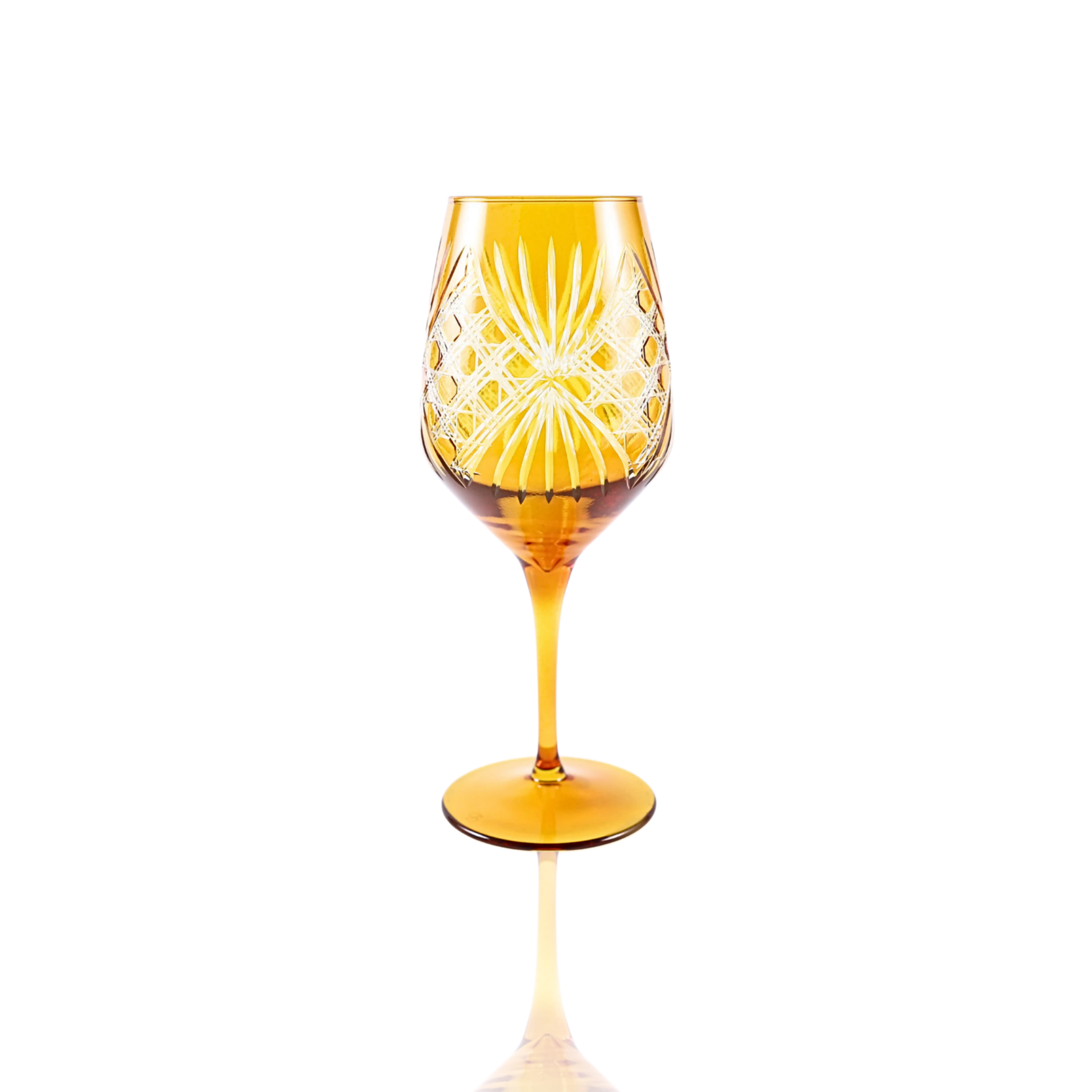 Éclat Wine Glass - Set Of 2 - Margerie Crystal USA