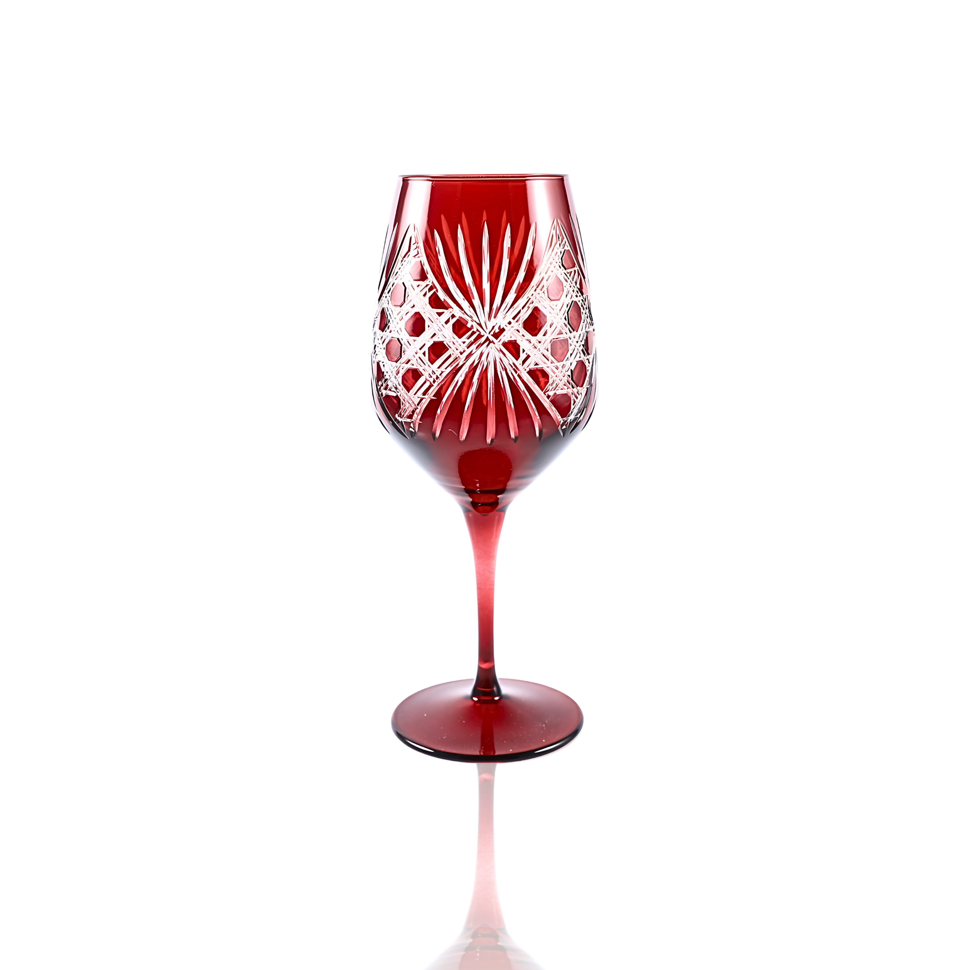 Éclat Wine Glass - Set Of 2 - Margerie Crystal USA