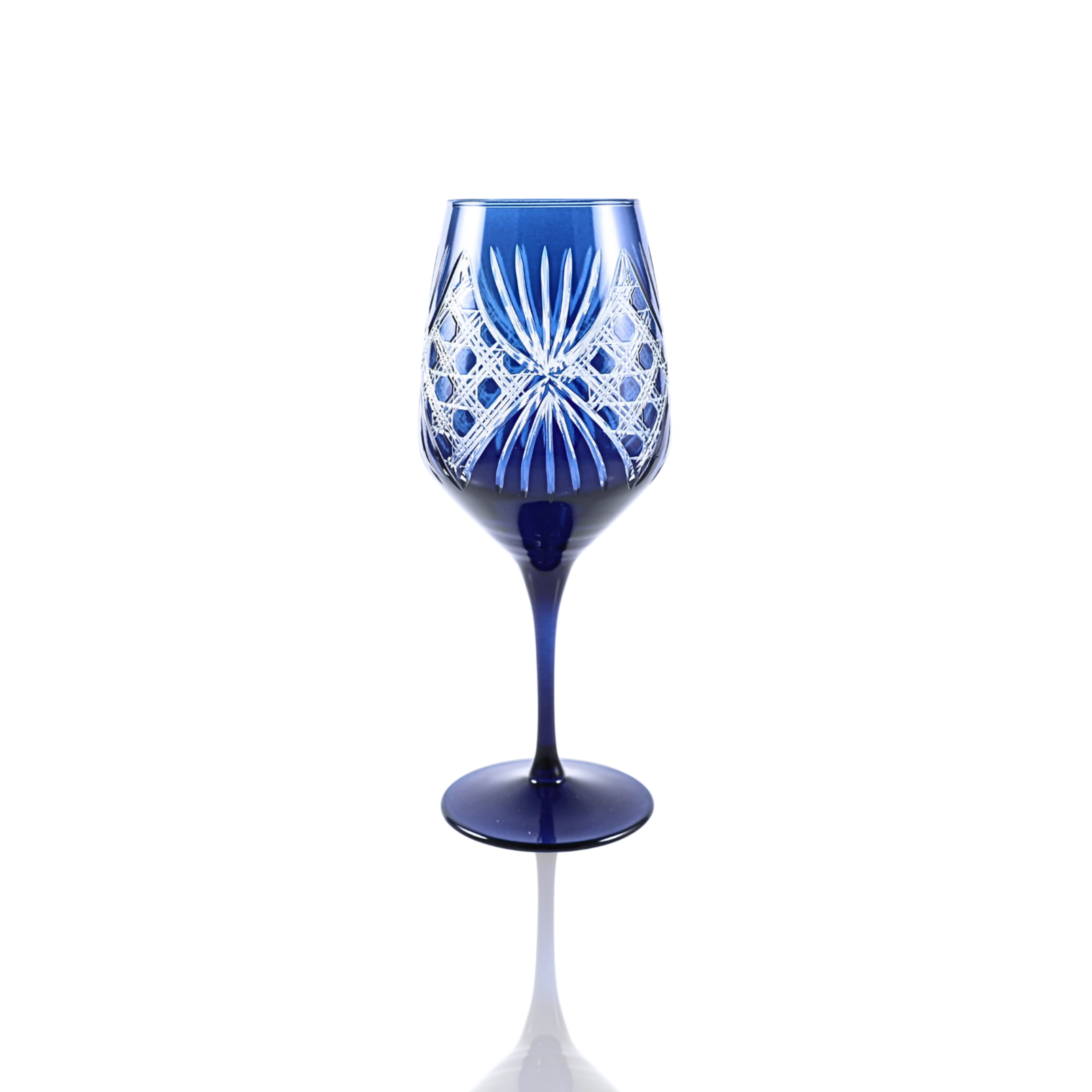 Éclat Wine Glass - Set Of 2 - Margerie Crystal USA