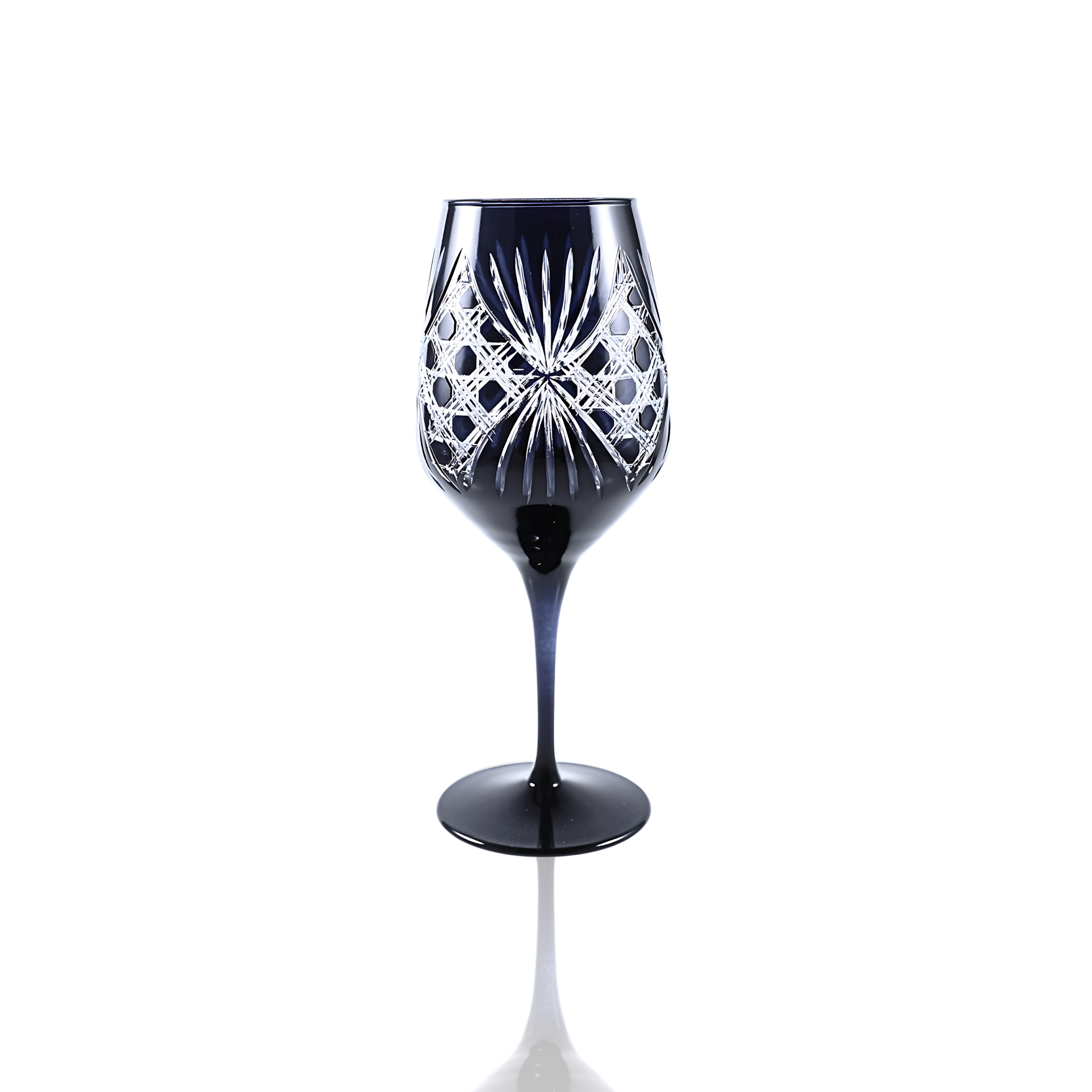 Éclat Wine Glass - Set Of 2 - Margerie Crystal USA