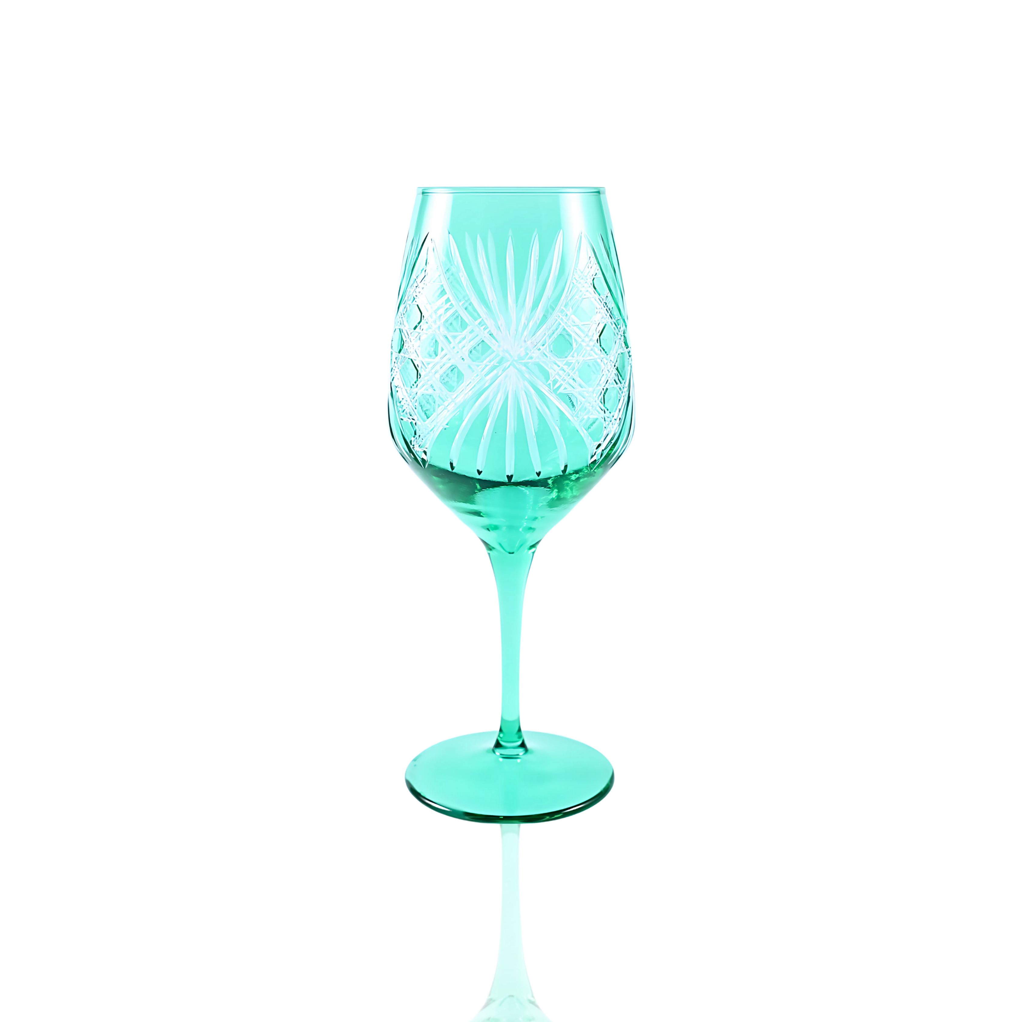 Éclat Wine Glass - Set Of 2 - Margerie Crystal USA
