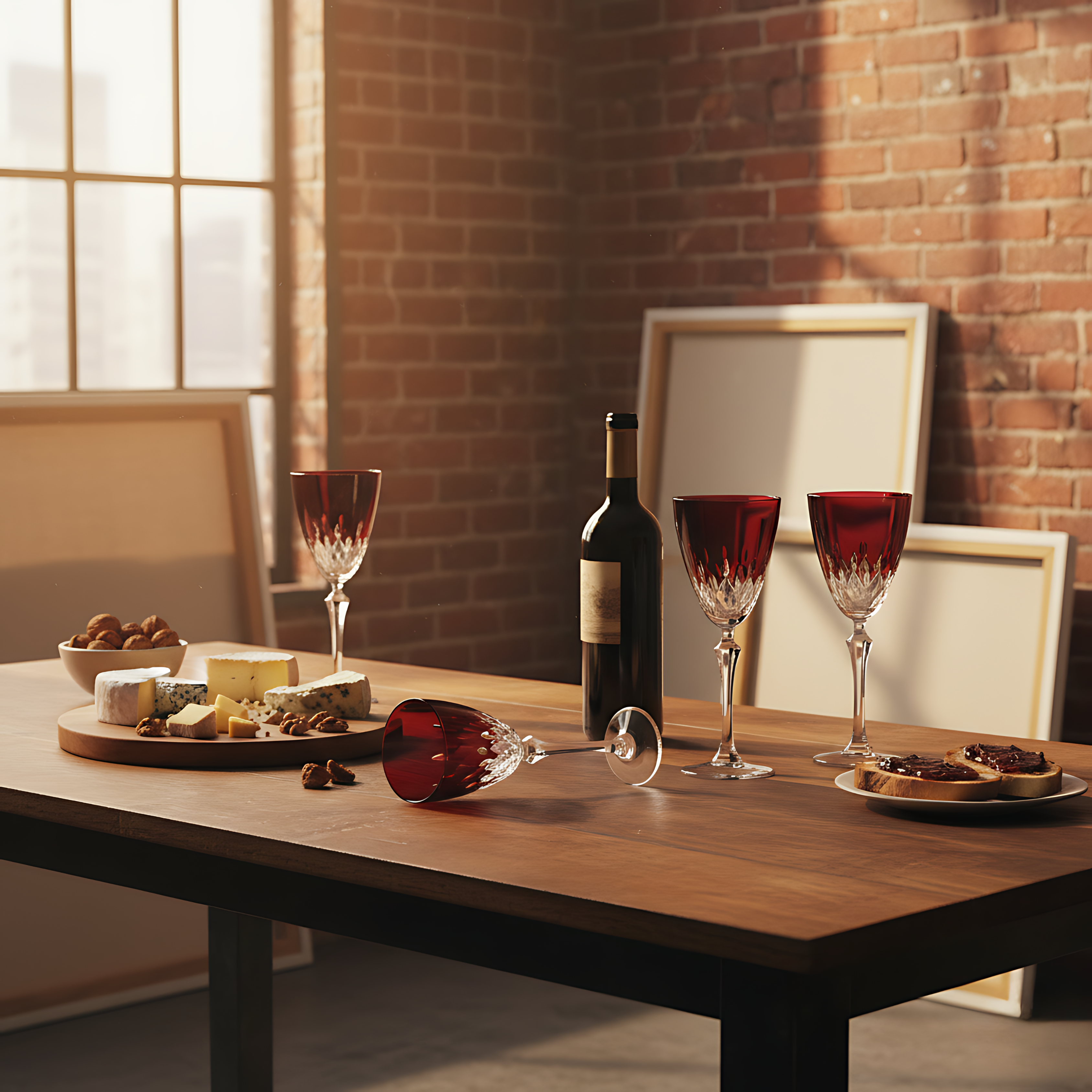 Aria Wine Glass - Set Of 2 - Margerie Crystal USA