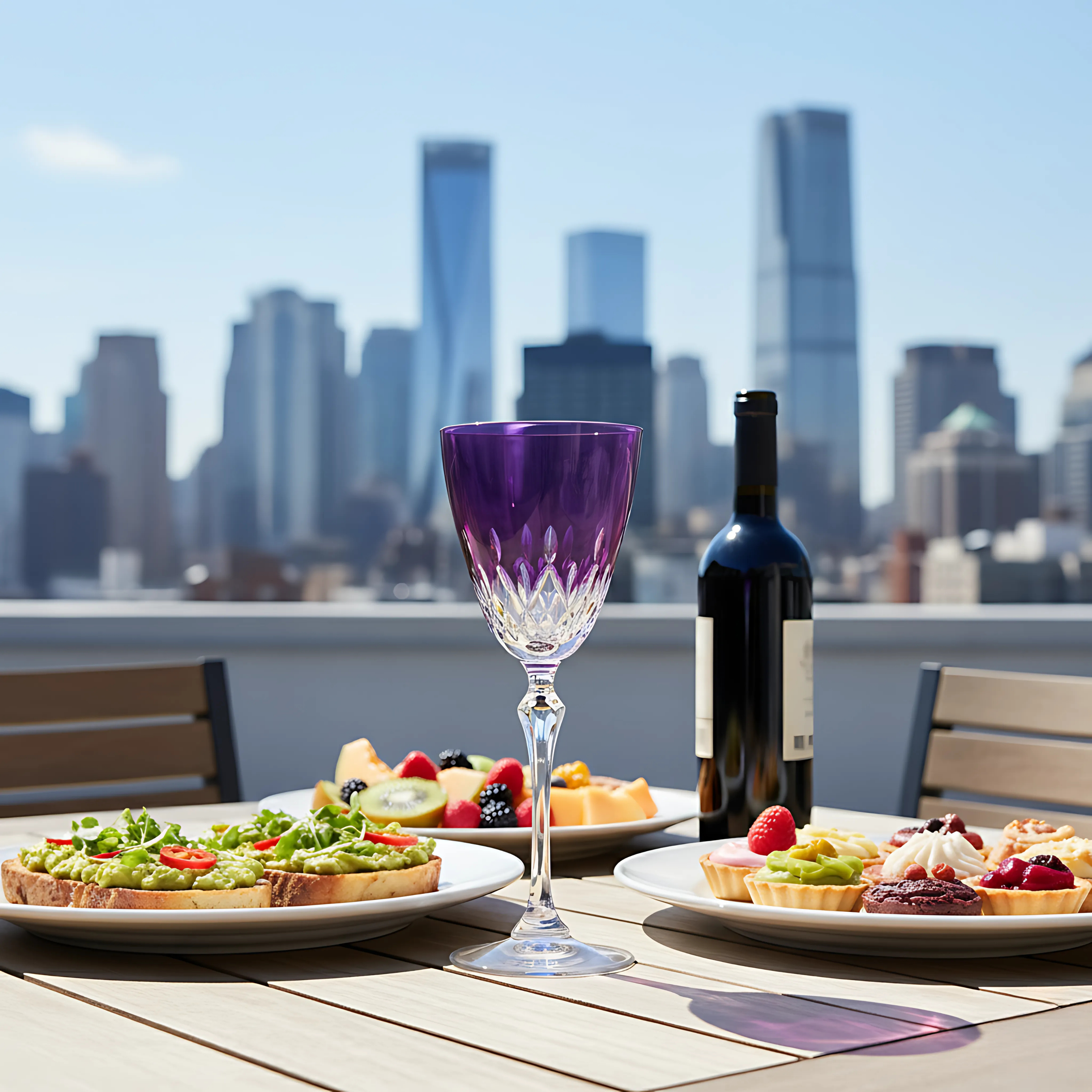 Aria Wine Glass - Set Of 2 - Margerie Crystal USA