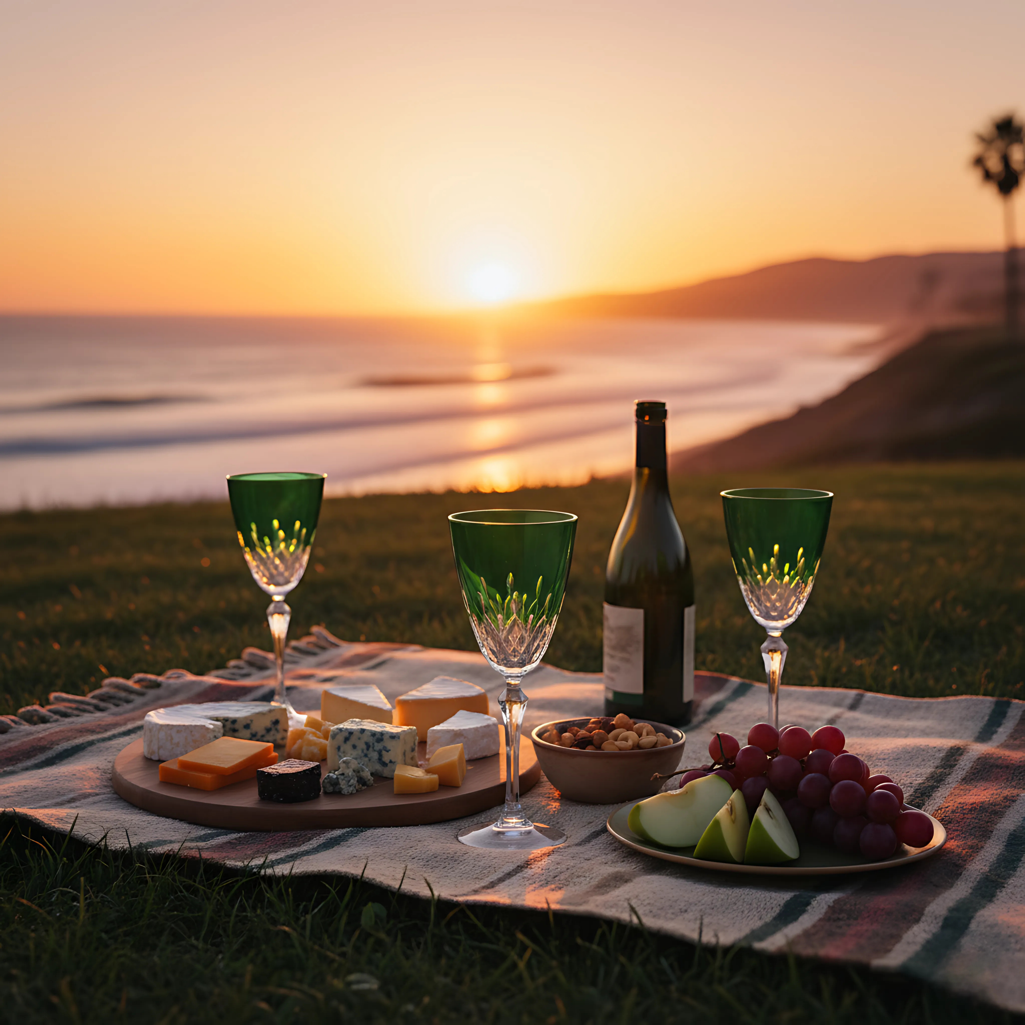 Aria Wine Glass - Set Of 2 - Margerie Crystal USA