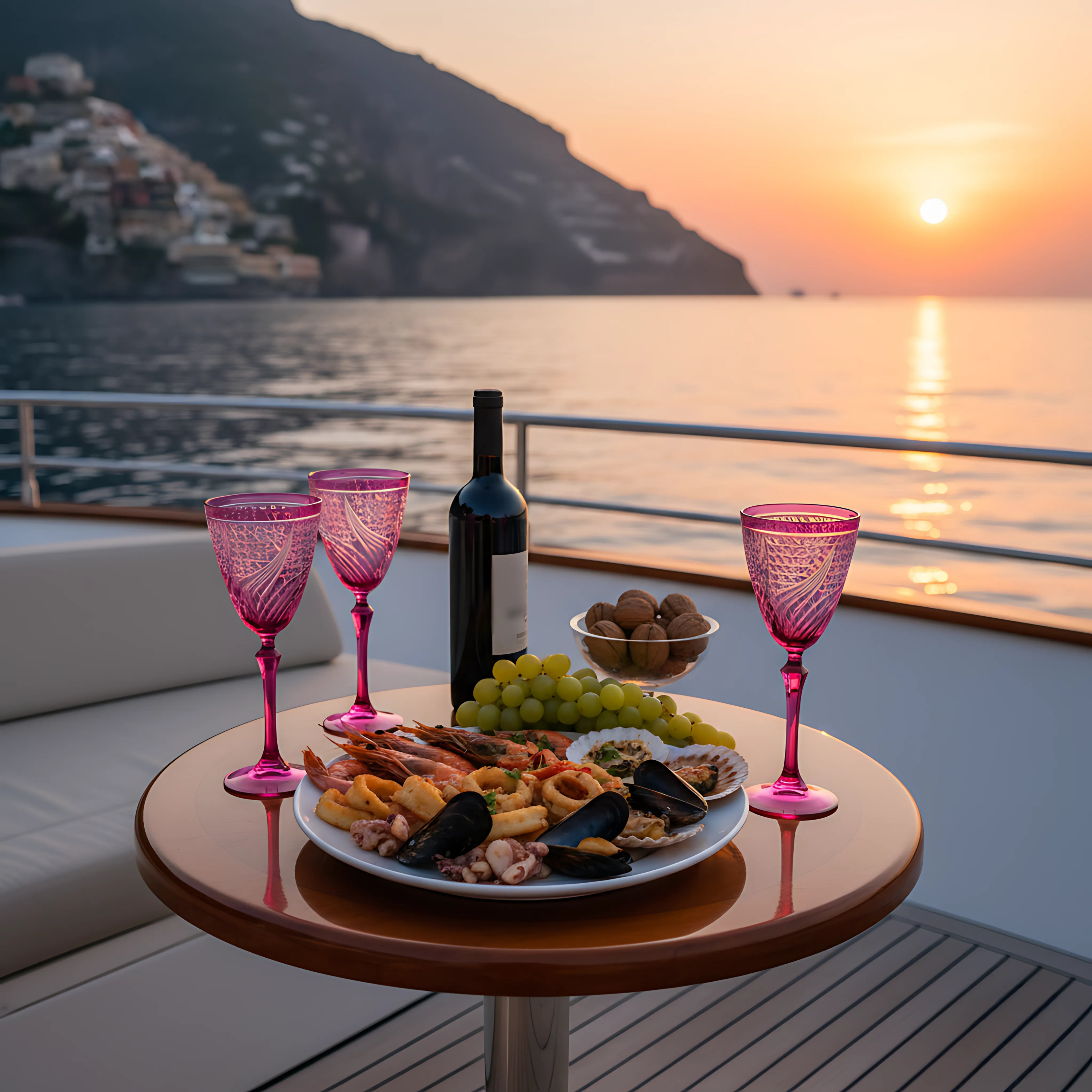 Aurora Wine Glass - Set Of 2 - Margerie Crystal USA