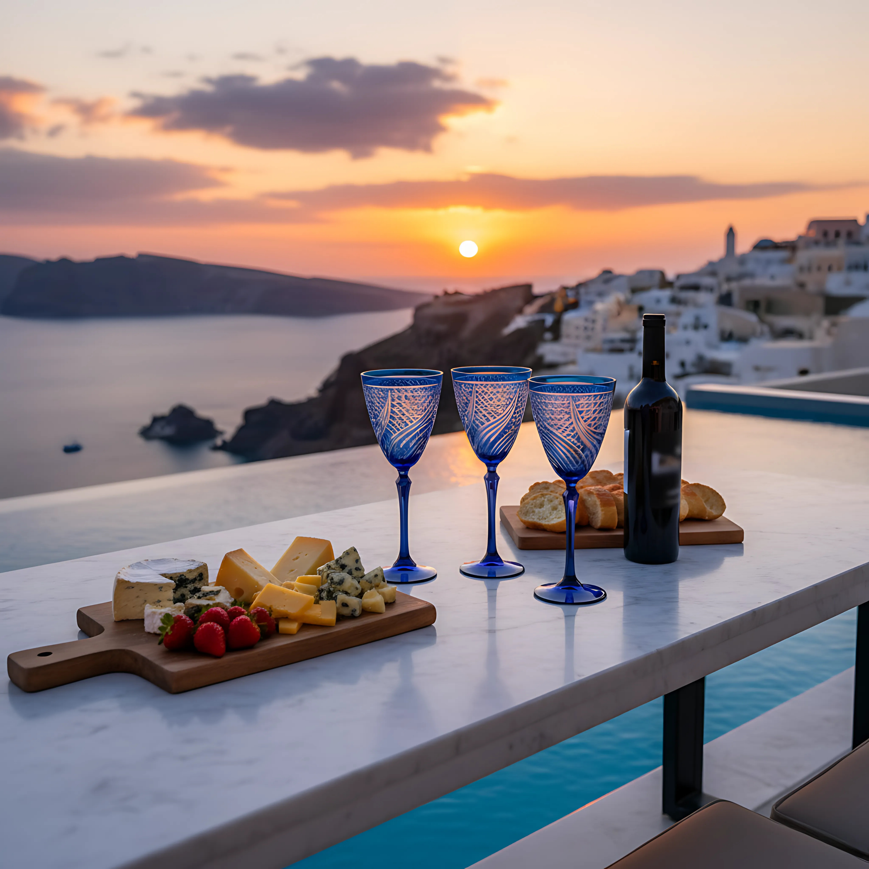 Aurora Wine Glass - Set Of 2 - Margerie Crystal USA