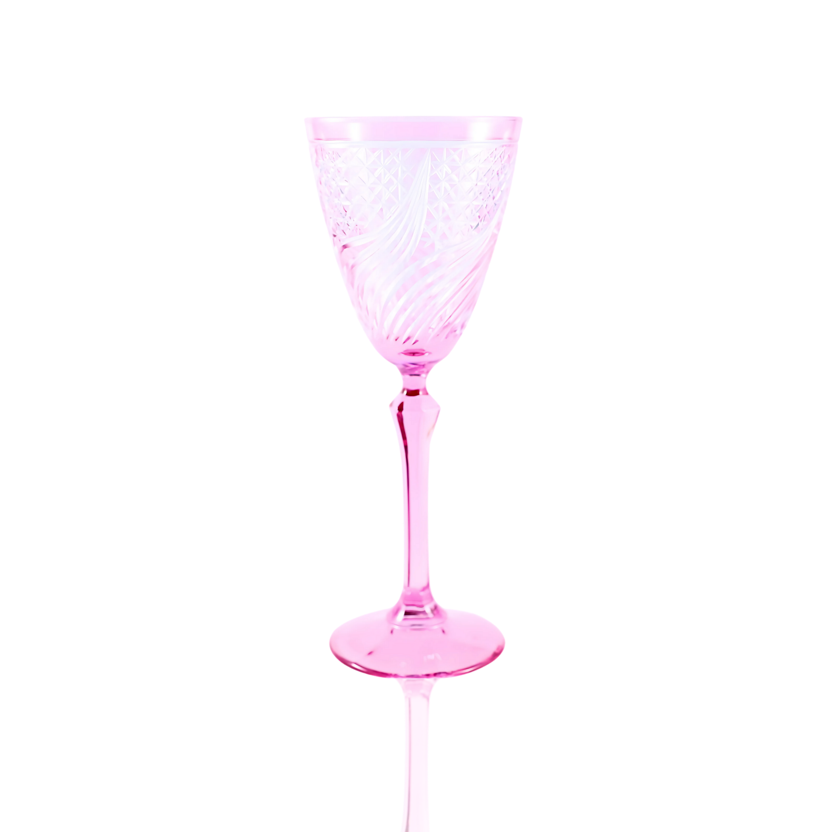 Aurora Wine Glass - Set Of 2 - Margerie Crystal USA