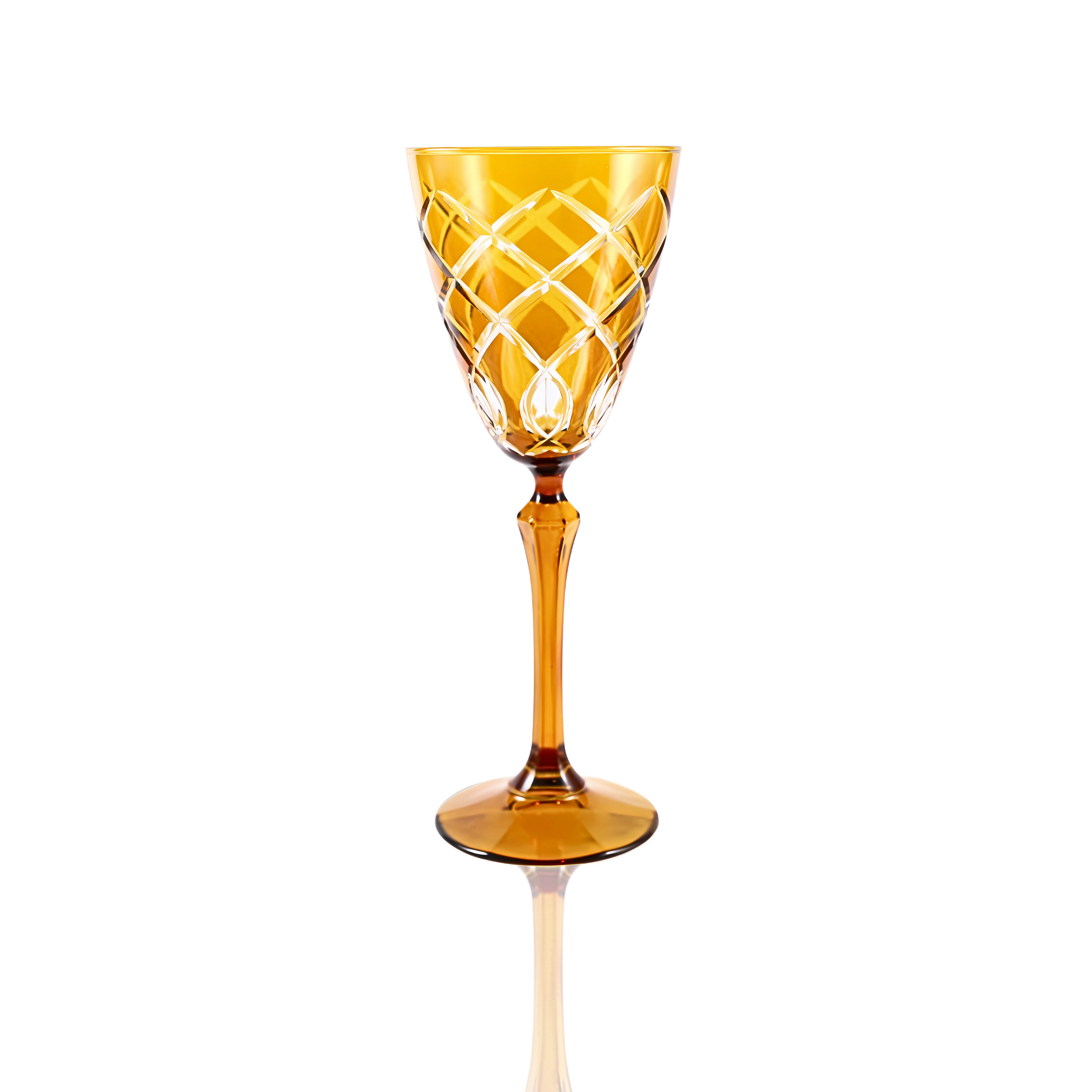 Heritage Wine Glass - Set Of 2 - Margerie Crystal USA