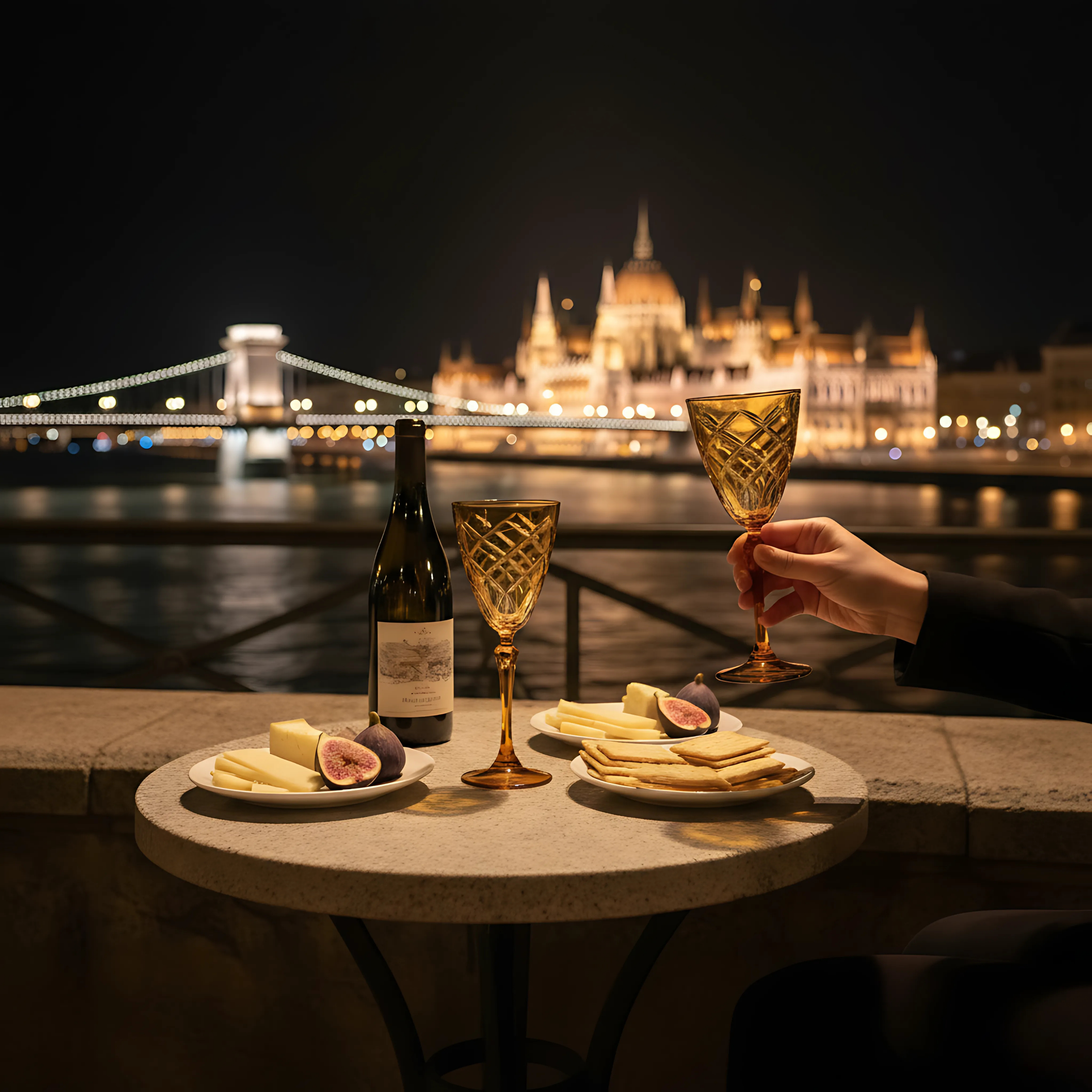 Heritage Wine Glass - Set Of 2 - Margerie Crystal USA