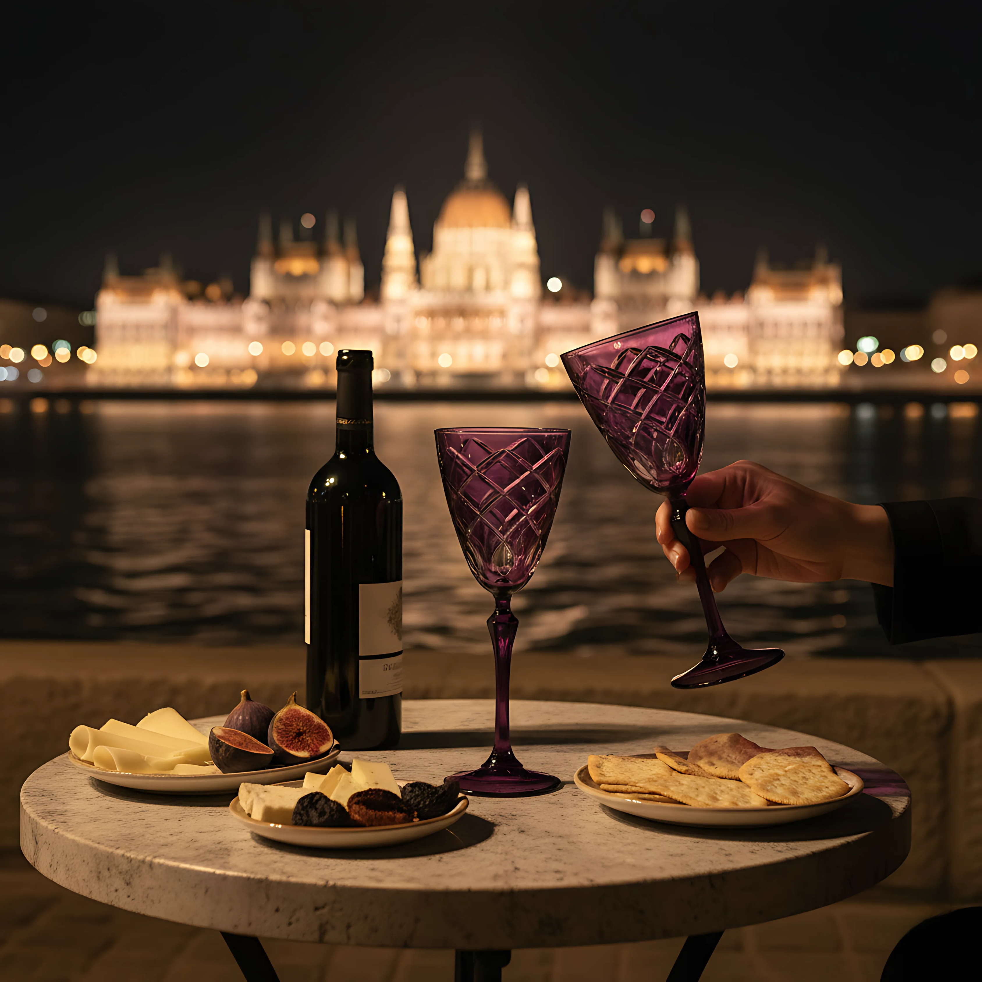 Heritage Wine Glass - Set Of 2 - Margerie Crystal USA