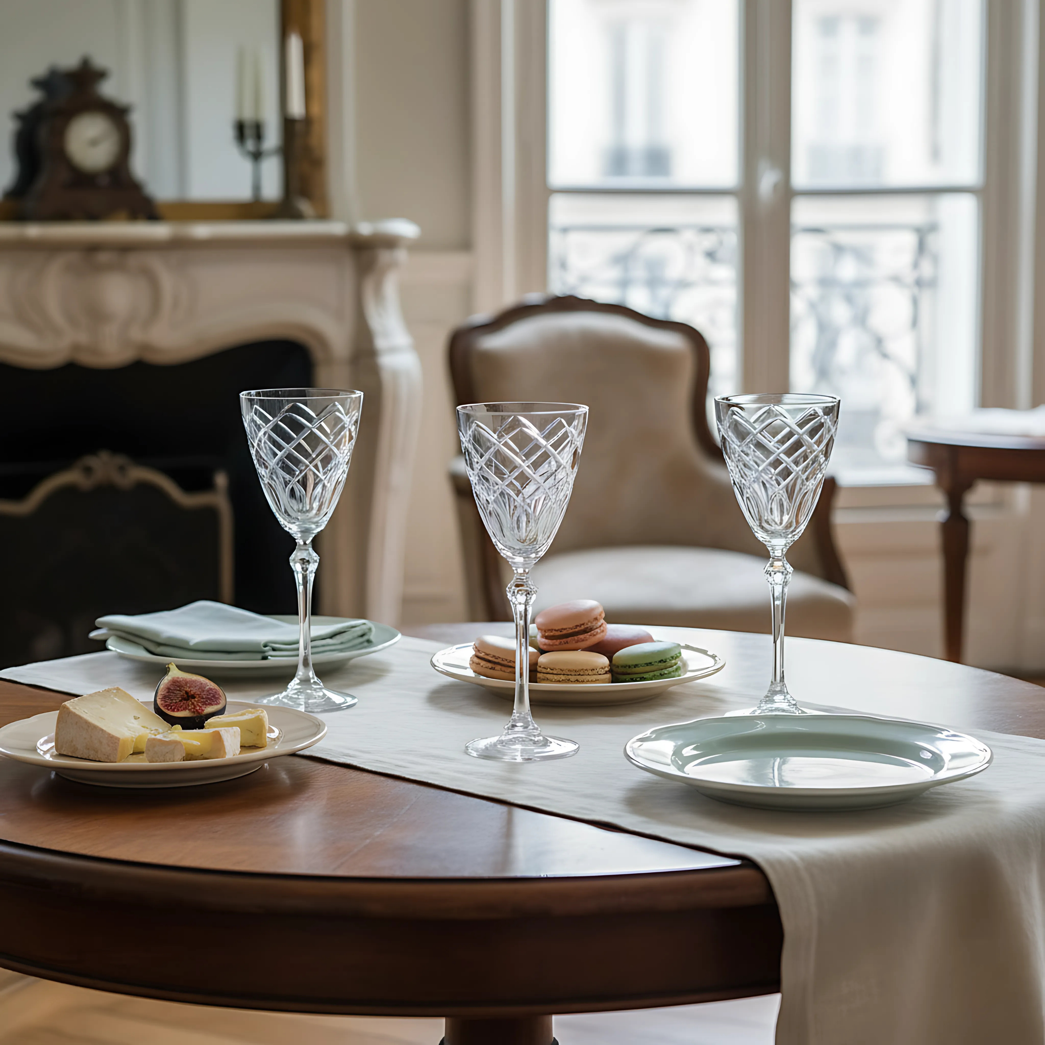 Heritage Wine Glass - Set Of 2 - Margerie Crystal USA