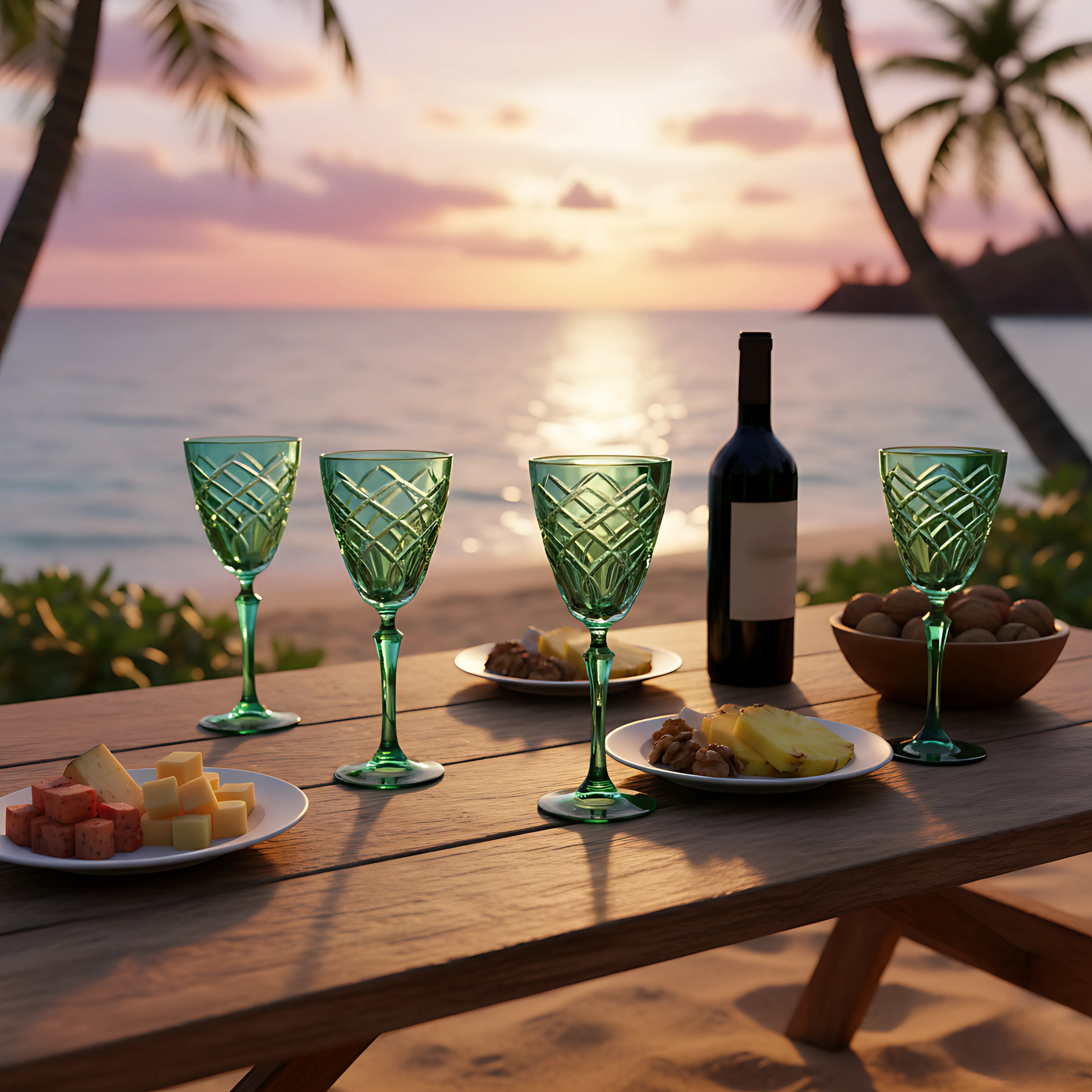 Heritage Wine Glass - Set Of 2 - Margerie Crystal USA