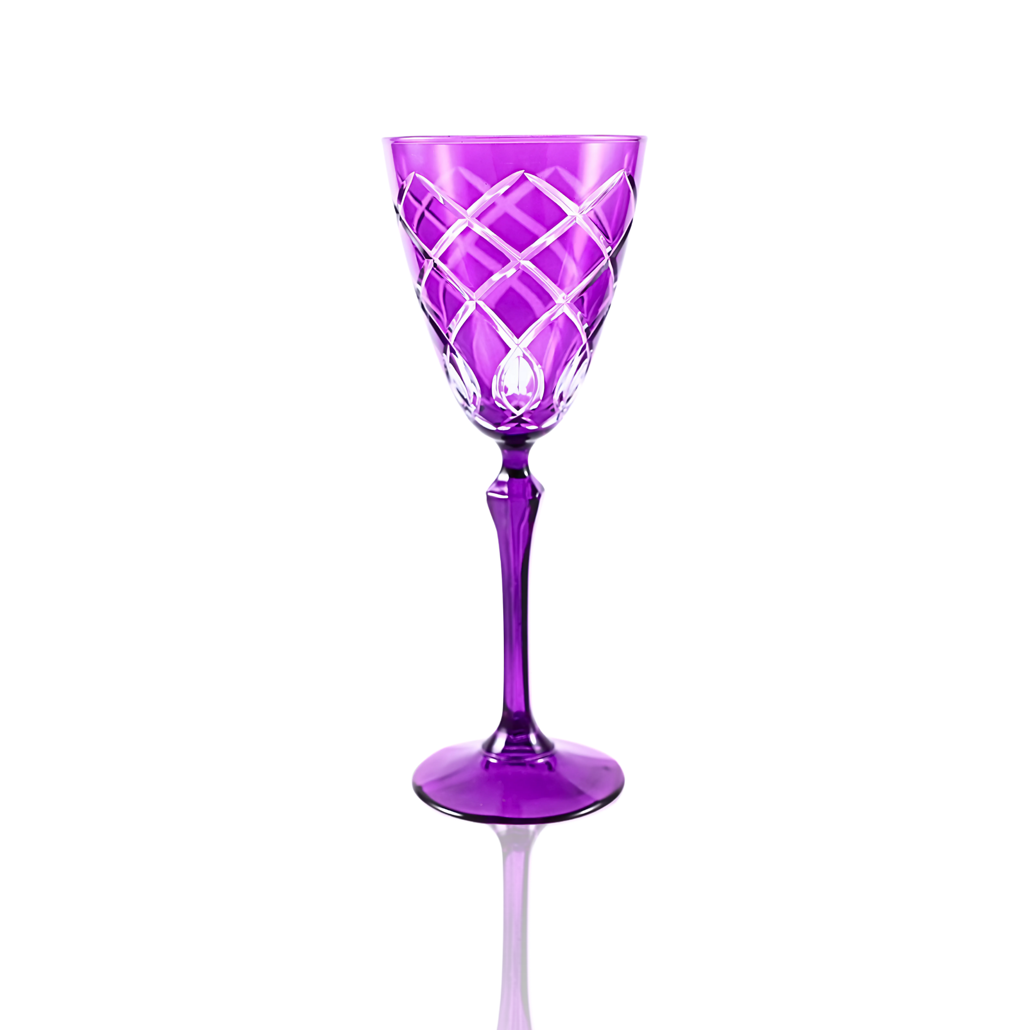 Heritage Wine Glass - Set Of 2 - Margerie Crystal USA