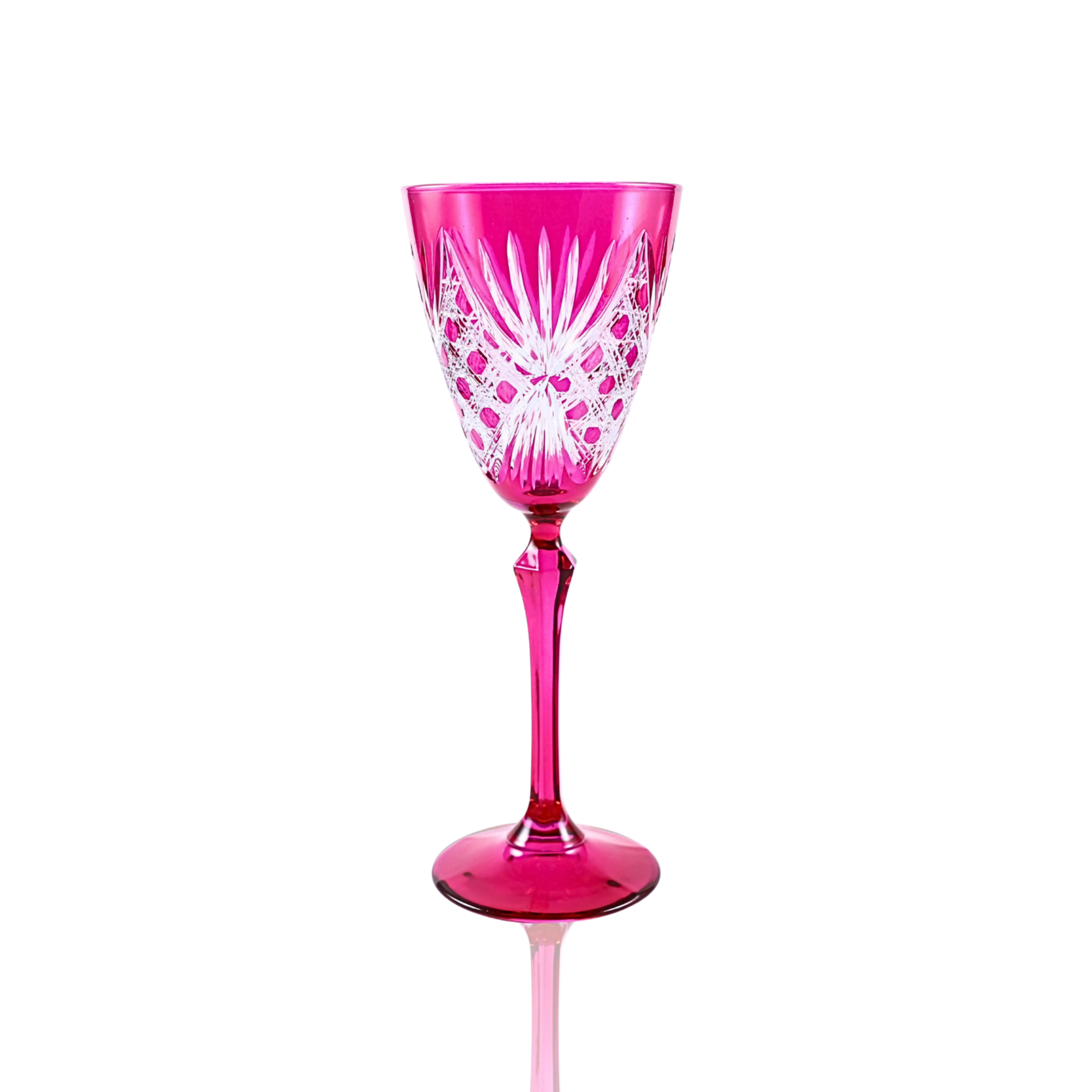 Éclat Wine Glass - Set Of 2 - Margerie Crystal USA