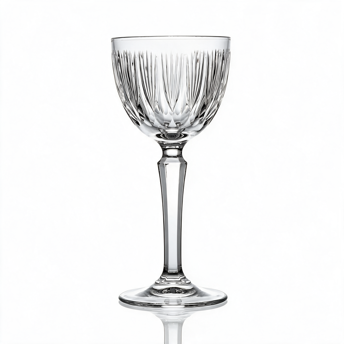Grape Vintage Cut Crystal Cocktail Glass - Margerie Crystal USA