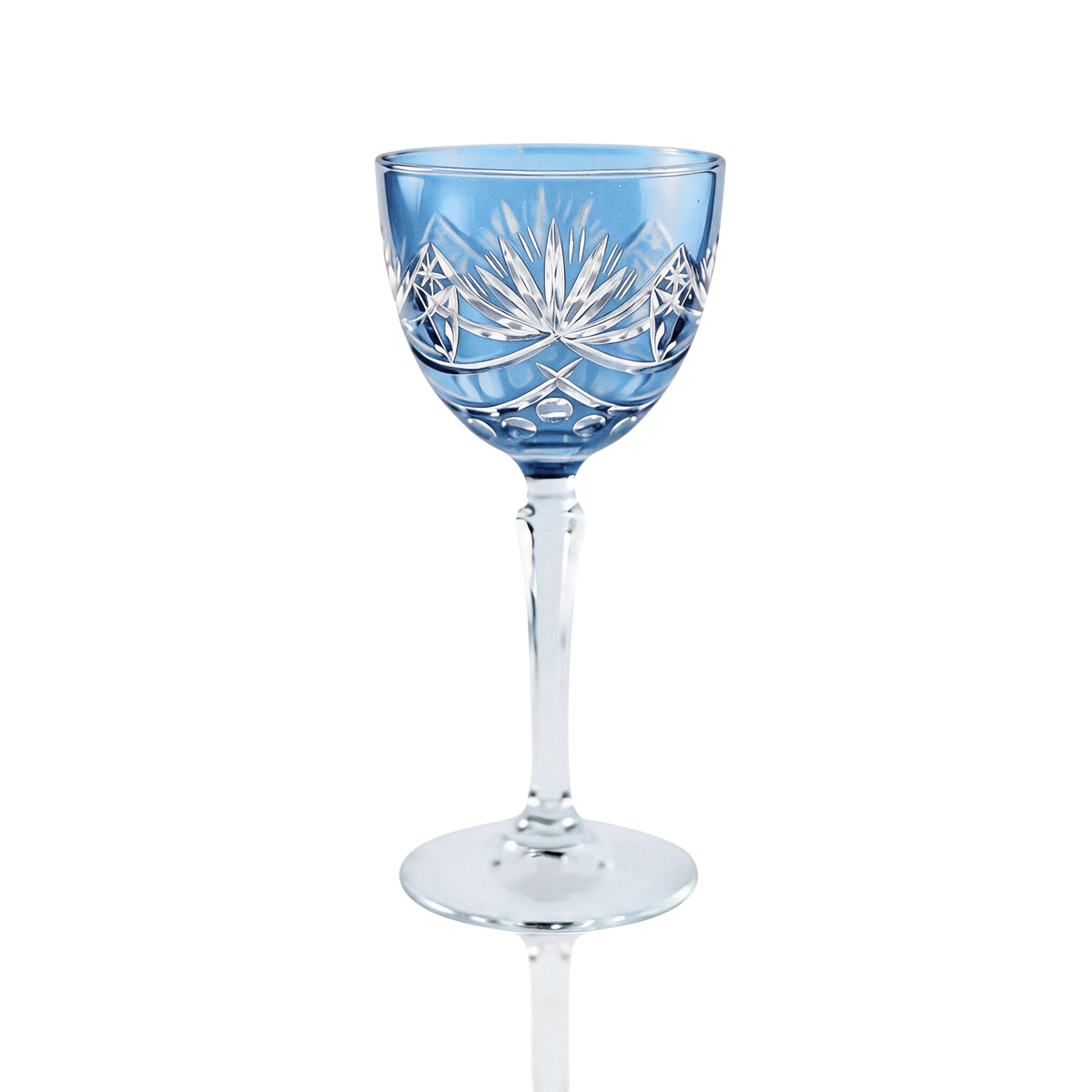 Verre à cocktail en cristallin taillé Vintage